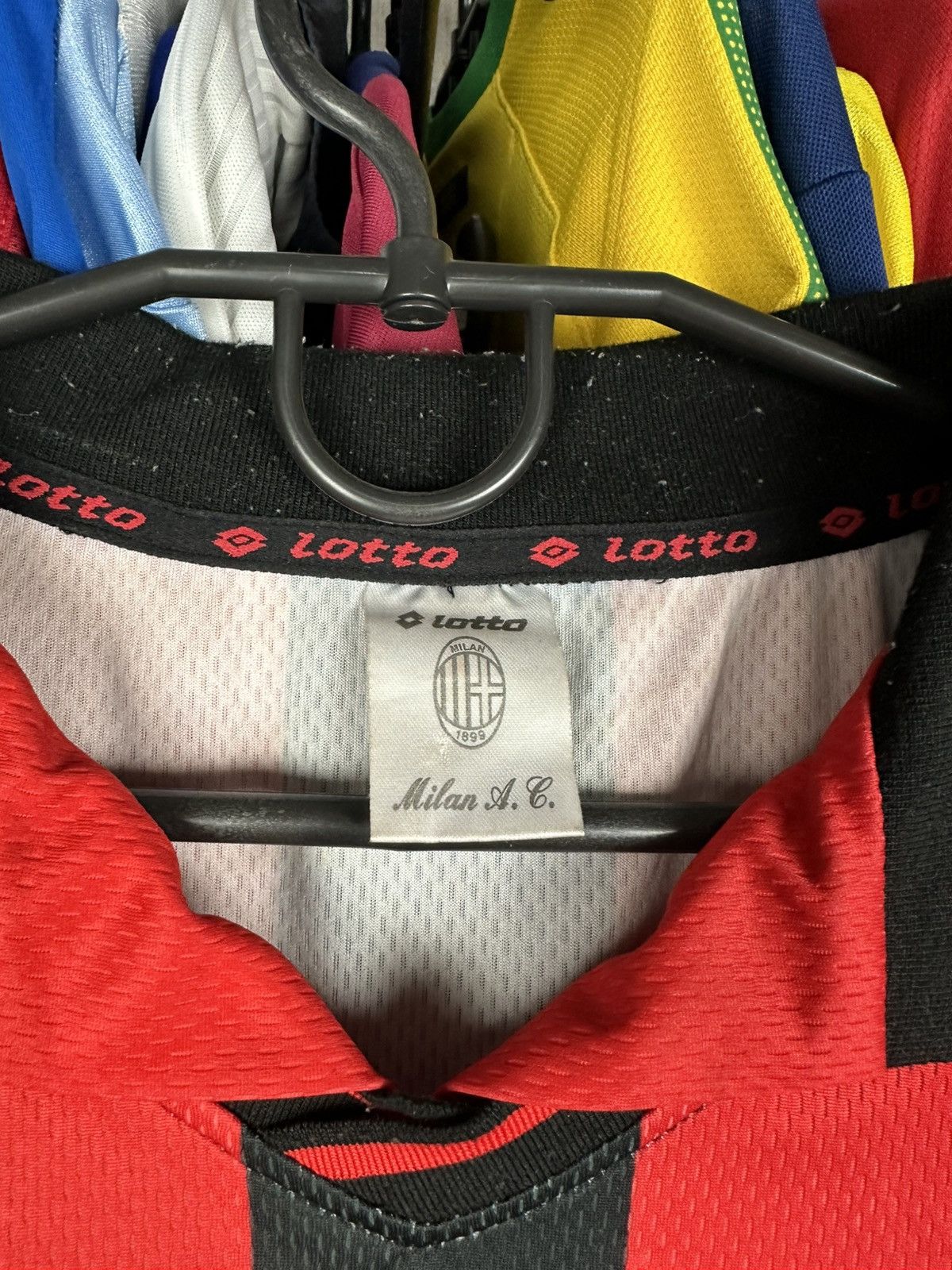 Other AC Milan football shirt 1994/1995 Soccer Jersey Lotto Italy Size US S / EU 44-46 / 1 - 5 Thumbnail