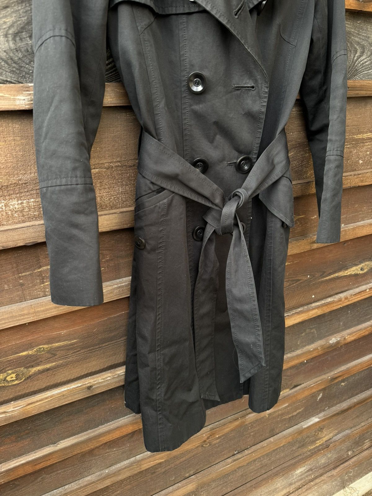 If Six Was Nine Made in Japan Manouqua black belt trench coat Size XS / US 0-2 / IT 36-38 - 6 Thumbnail