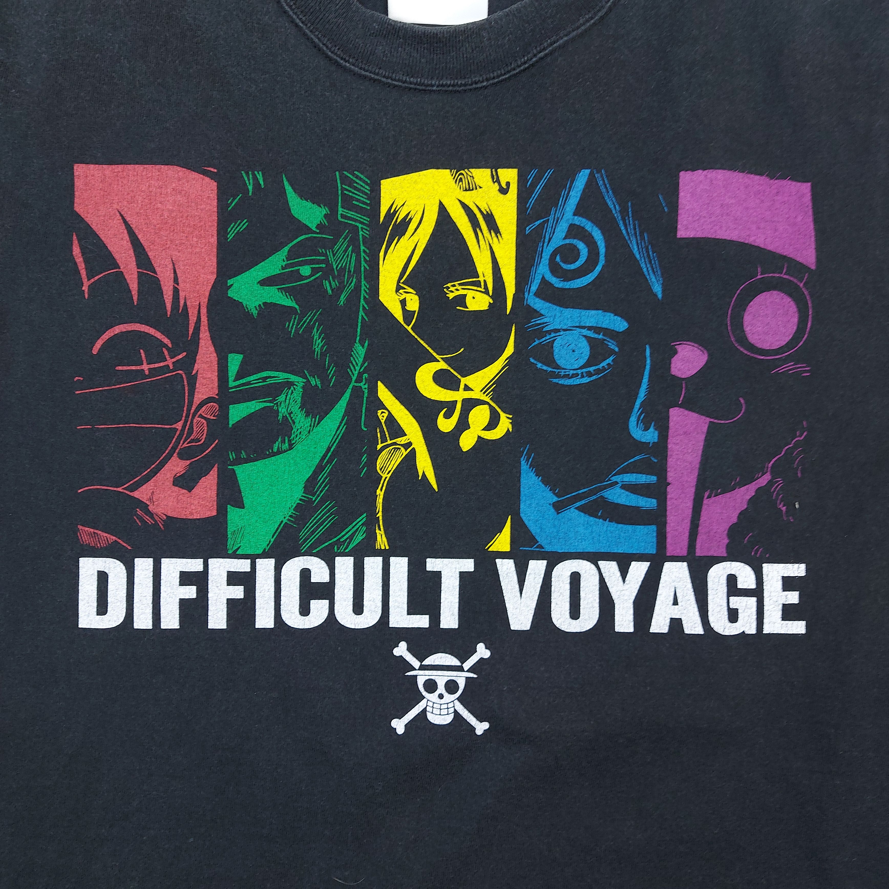 Anime Vintage Y2K One Piece Grand Pirate Age Manga Anime TEE Size US S / EU 44-46 / 1 - 4 Thumbnail