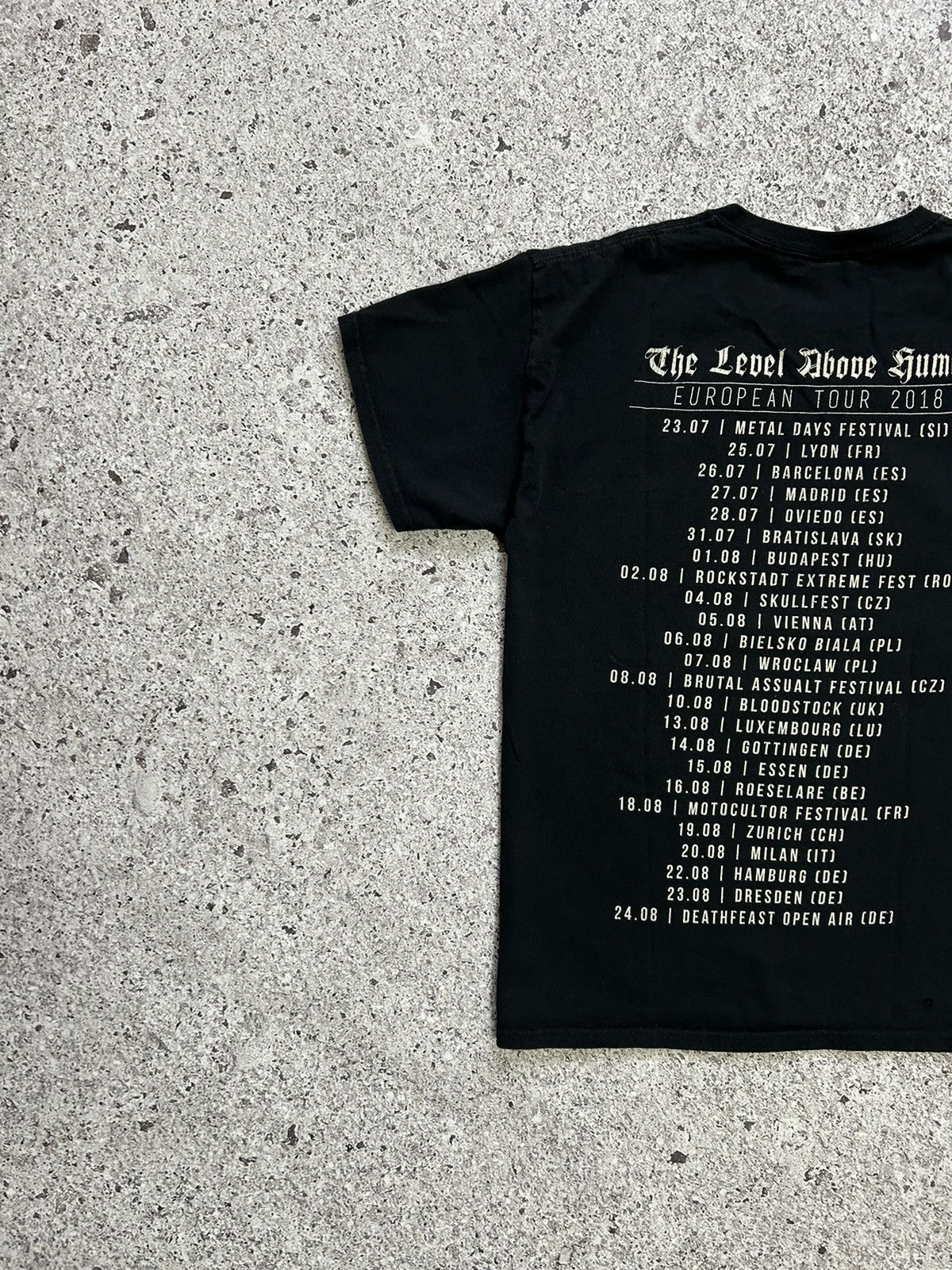 Band Tees The Level Above Human Ingested European Tour 2018 Tee Size US XL / EU 56 / 4 - 7 Thumbnail