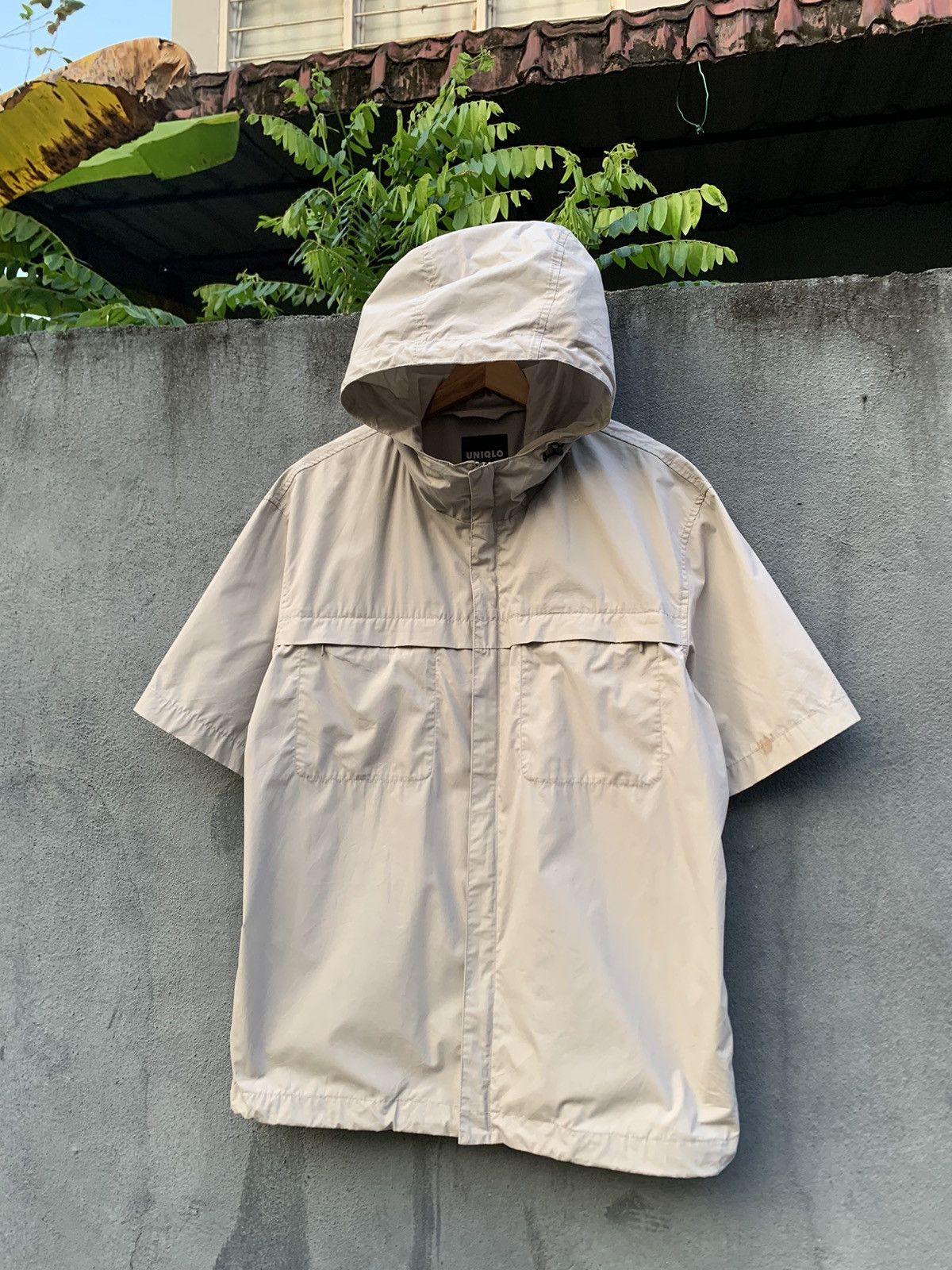 Japanese Brand Uniqlo Hooded Zipper Shirt Size US L / EU 52-54 / 3 - 1 Thumbnail