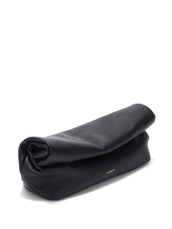 Jil Sander o1loc1c0426 Size:OS/Roll Up Leather Up in Black Size ONE SIZE - 2 Thumbnail