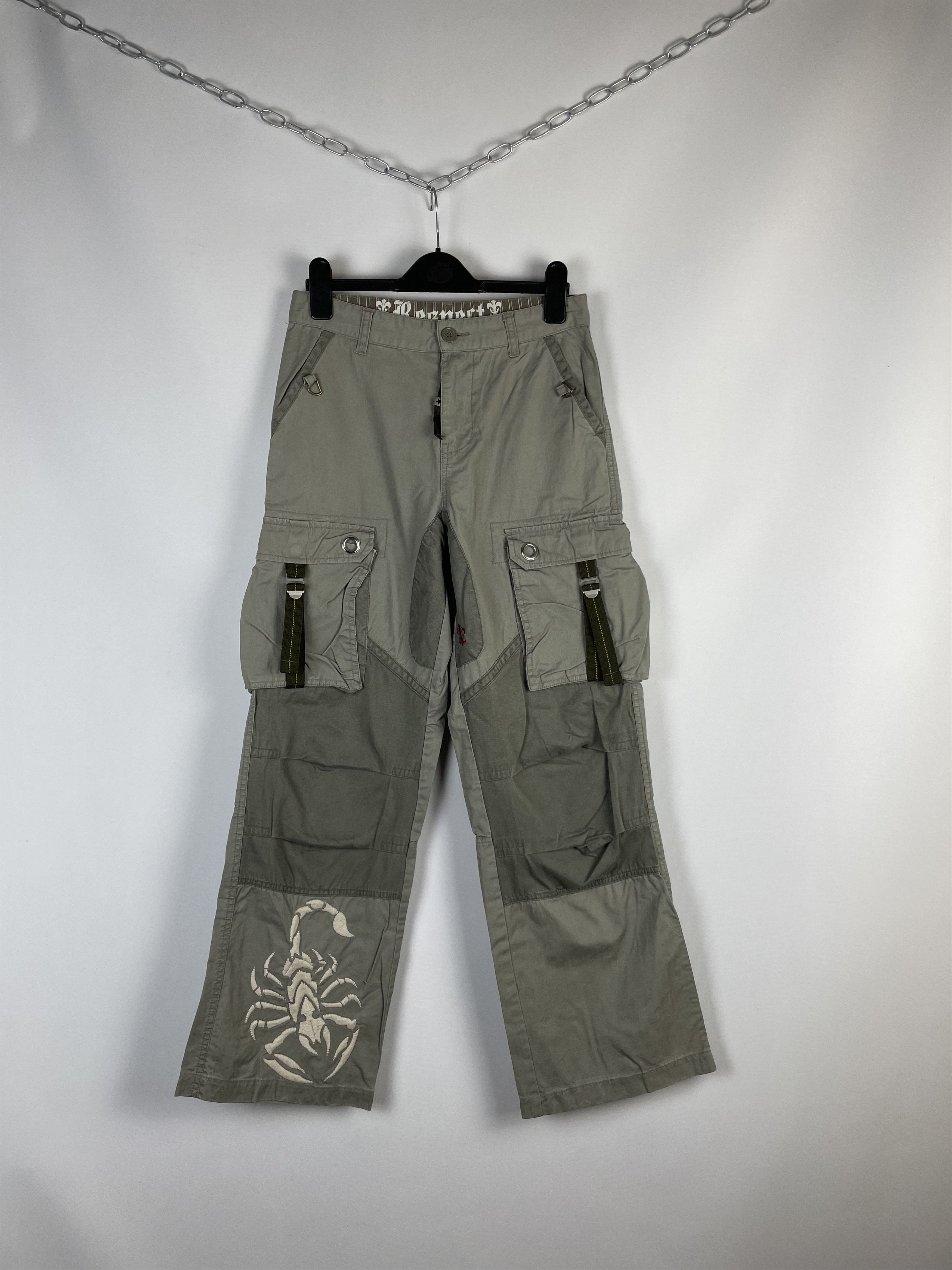 Japanese Brand FishBone Y2K Pants Cargo Japan Style Multi Pocket Bondage Size US 28 / EU 44 - 1 Thumbnail
