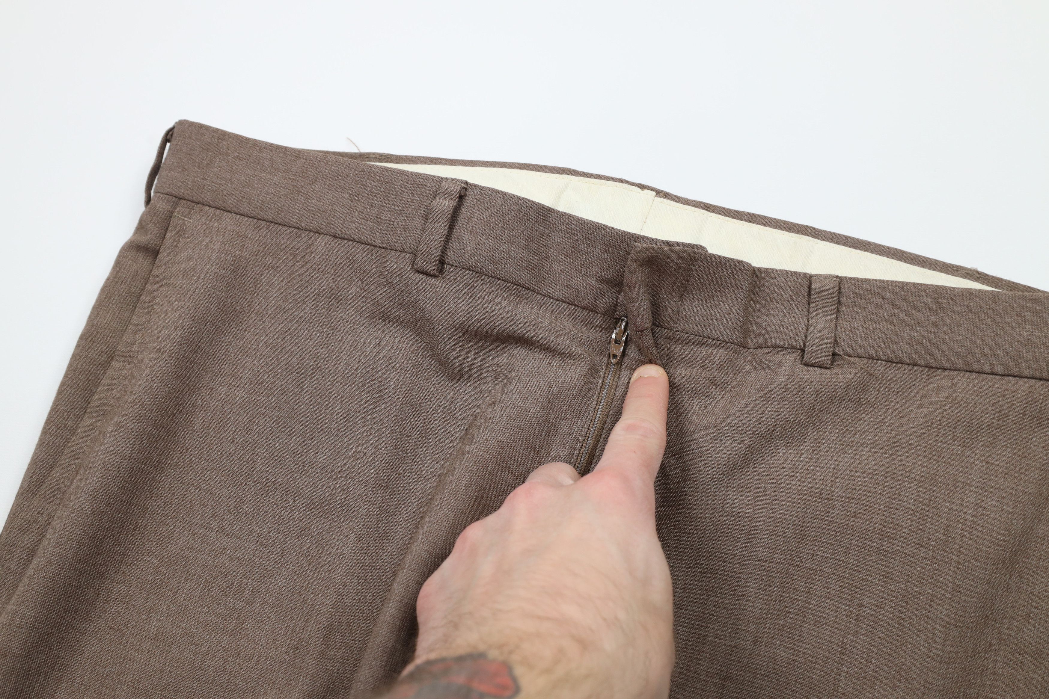 Vintage Vintage 70s Streetwear Wide Leg Chino Pants Heather USA Size US 36 / EU 52 - 5 Thumbnail