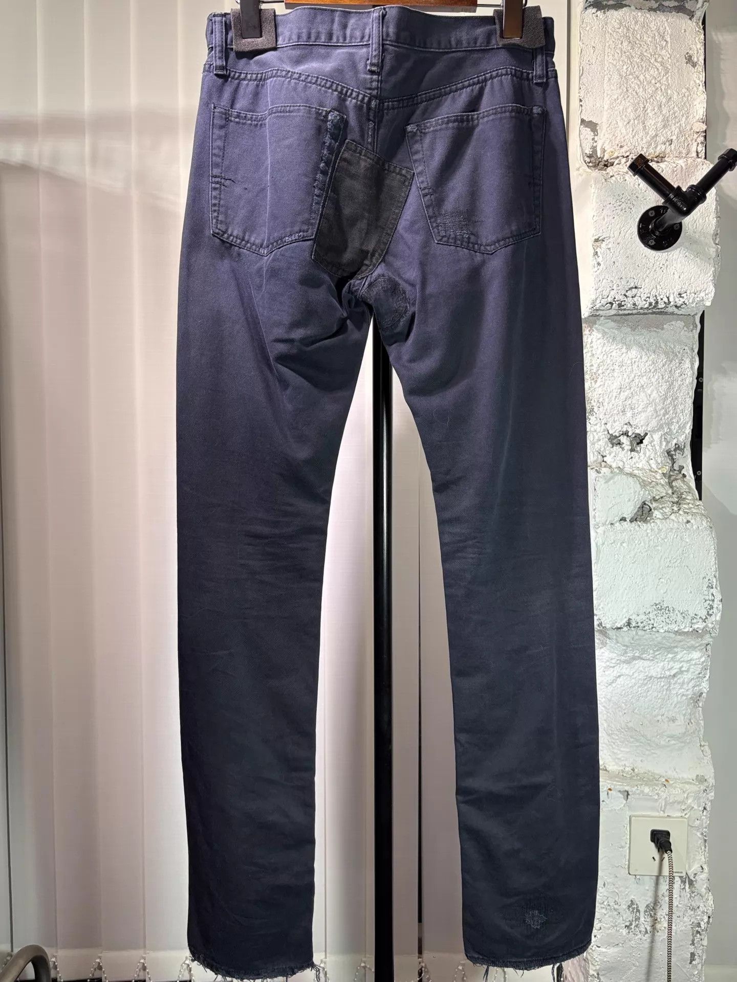 Undercover Undercover 60-Slash Distressed Skinny Jeans Navy SZ1 Size US 30 / EU 46 - 2 Thumbnail