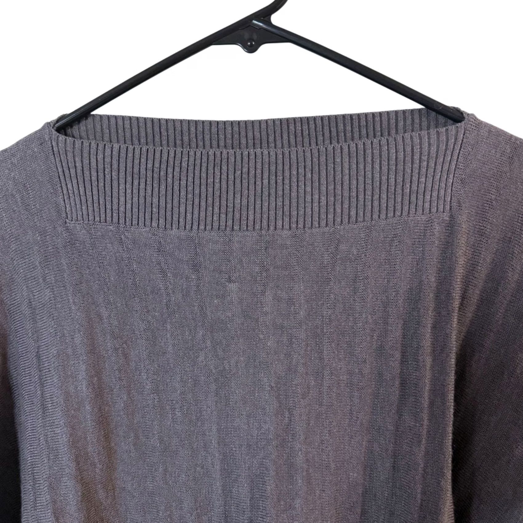 Lululemon Lululemon Sweater Womens L Gray Forward Flow Cape Poncho One Size Cotton Silk Knit NEW Size L / US 10 / IT 46 - 5 Thumbnail