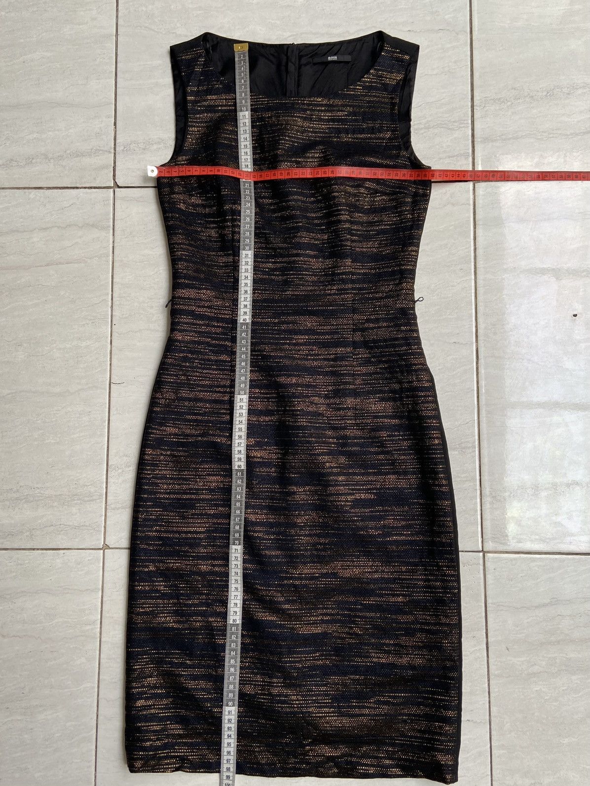 Hugo × Hugo Boss HUGO BOSS Black Midi Dress Size XXS / US 00 / IT 34 - 8 Thumbnail