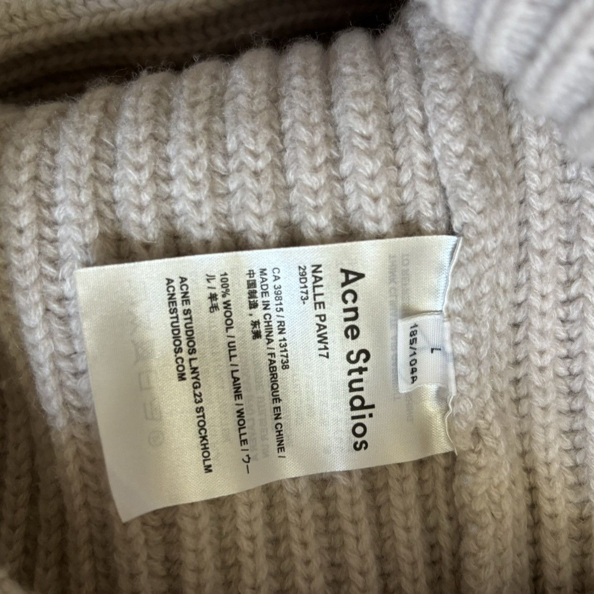 Acne Studios Acne Studios Beige Turtleneck Sweater Size US L / EU 52-54 / 3 - 4 Thumbnail