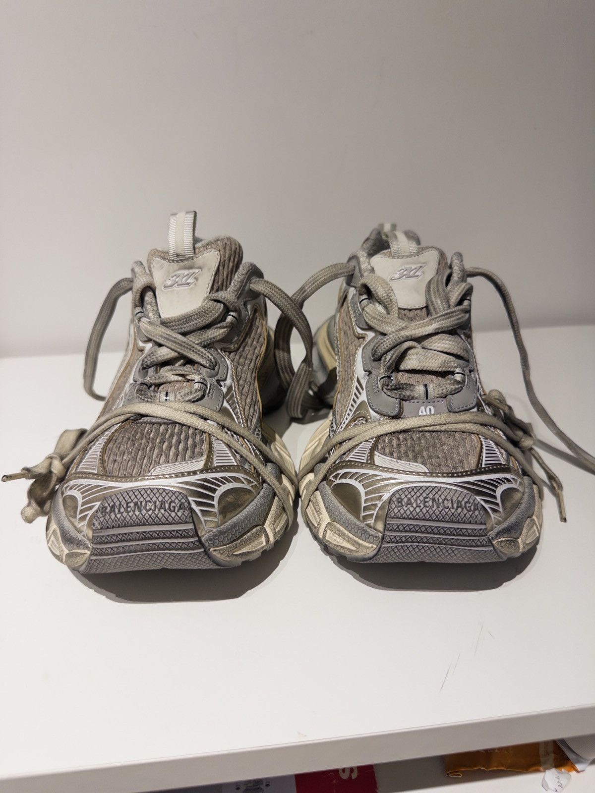 Balenciaga Balenciaga 3xl Off White Size US 7 / EU 40 - 3 Thumbnail