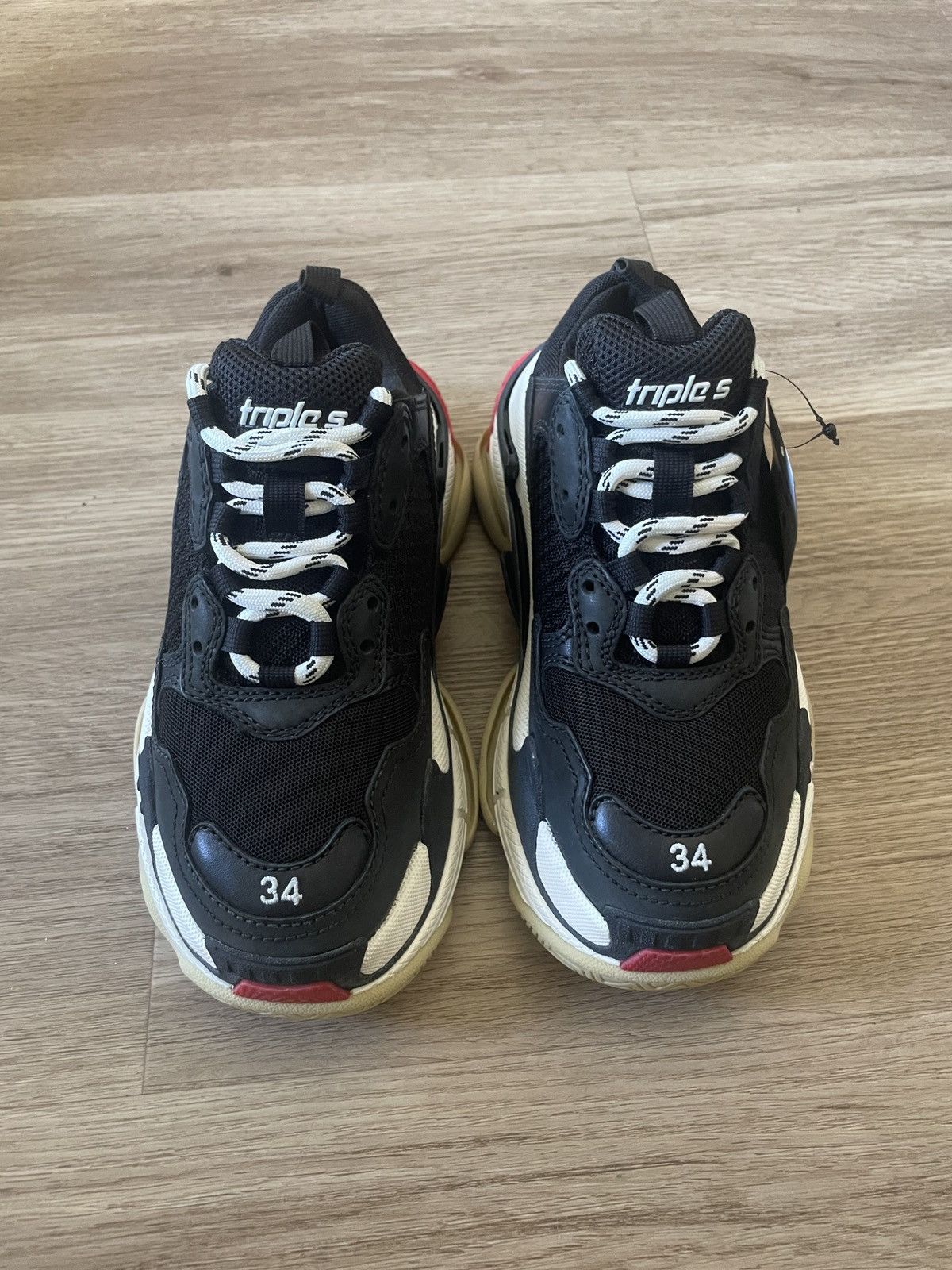 Balenciaga TRIPLE S SNEAKER IN BLACK Size US 4 / IT 34 - 5 Thumbnail