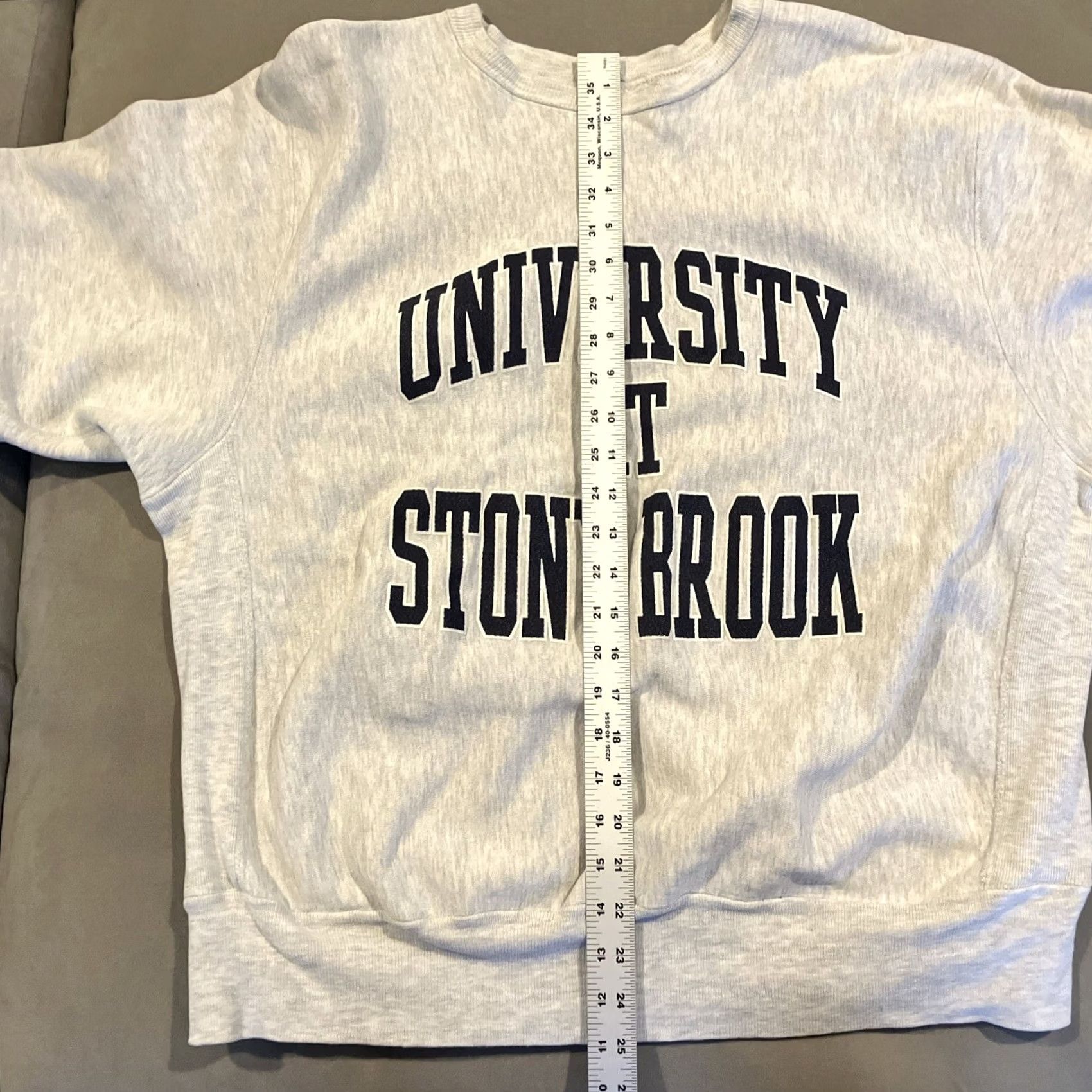 Vintage VINTAGE MV Stony Brook University Reverse Weave Sweatshirt XL Gray Mens Pullover University Reversible Size US XL / EU 56 / 4 - 6 Thumbnail