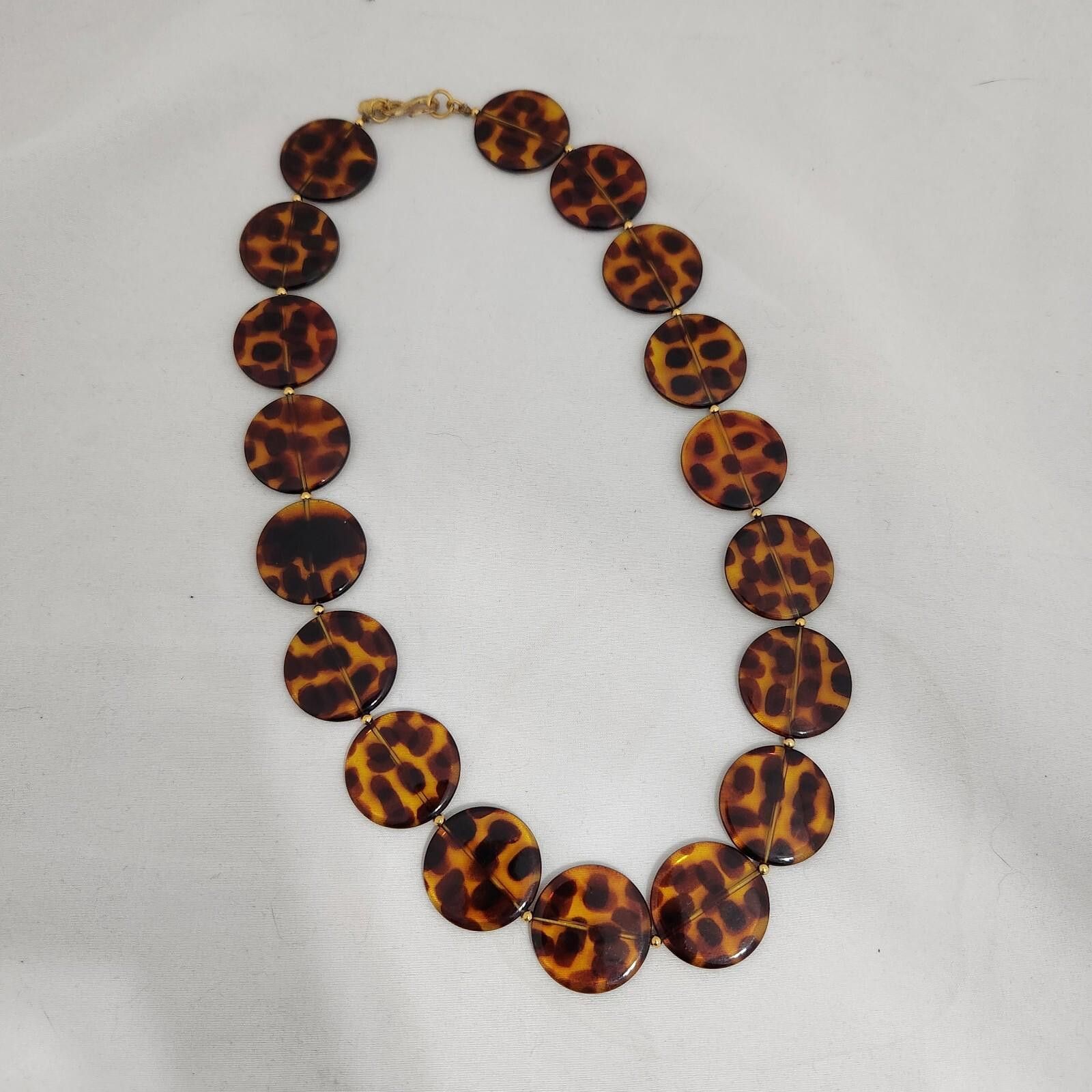 Other Kenneth J Lane Necklace Tortoise Shell Round Beaded Size ONE SIZE - 8 Thumbnail
