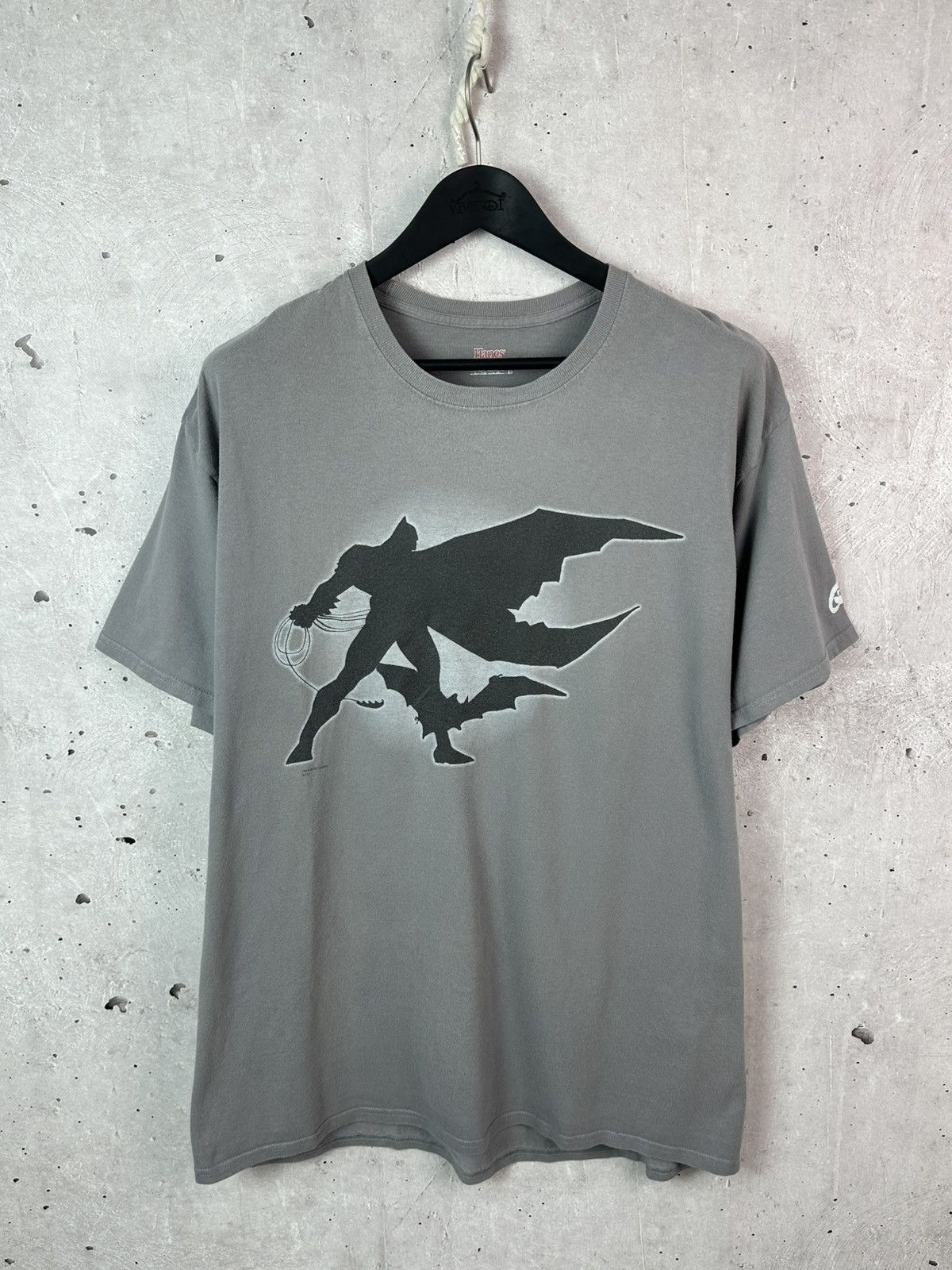 Hanes Vintage Hanes Beffy-T Betman DC Comics Grey Cotton T-shirts Size US XL / EU 56 / 4 - 1 Thumbnail