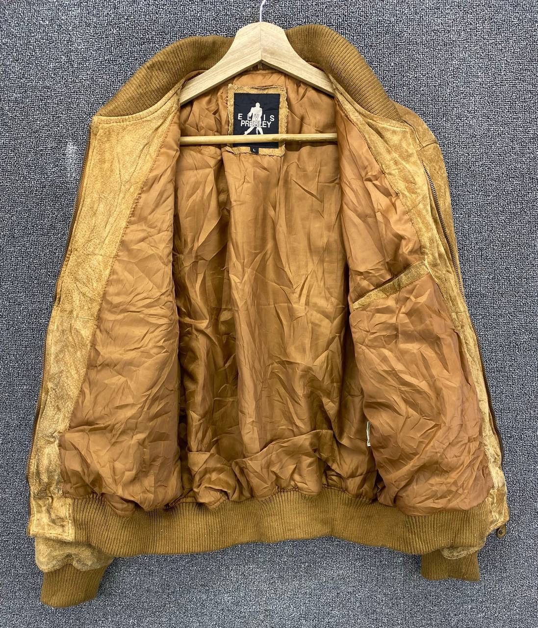 Band Tees × Leather × Vintage Vintage Elvis Presley Rare Leather Jacket Size US L / EU 52-54 / 3 - 13 Thumbnail