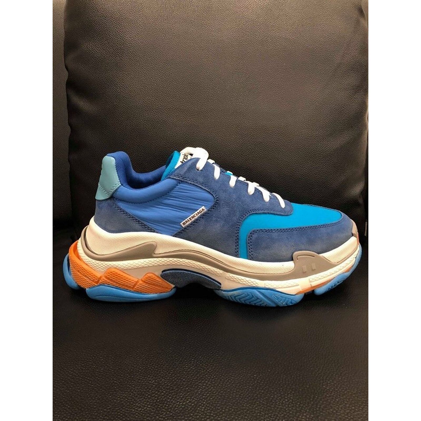 Balenciaga Balenciaga Triple S Sneaker V2 Blue Nylon Speed Flat Size US 8 / EU 41 - 2 Thumbnail