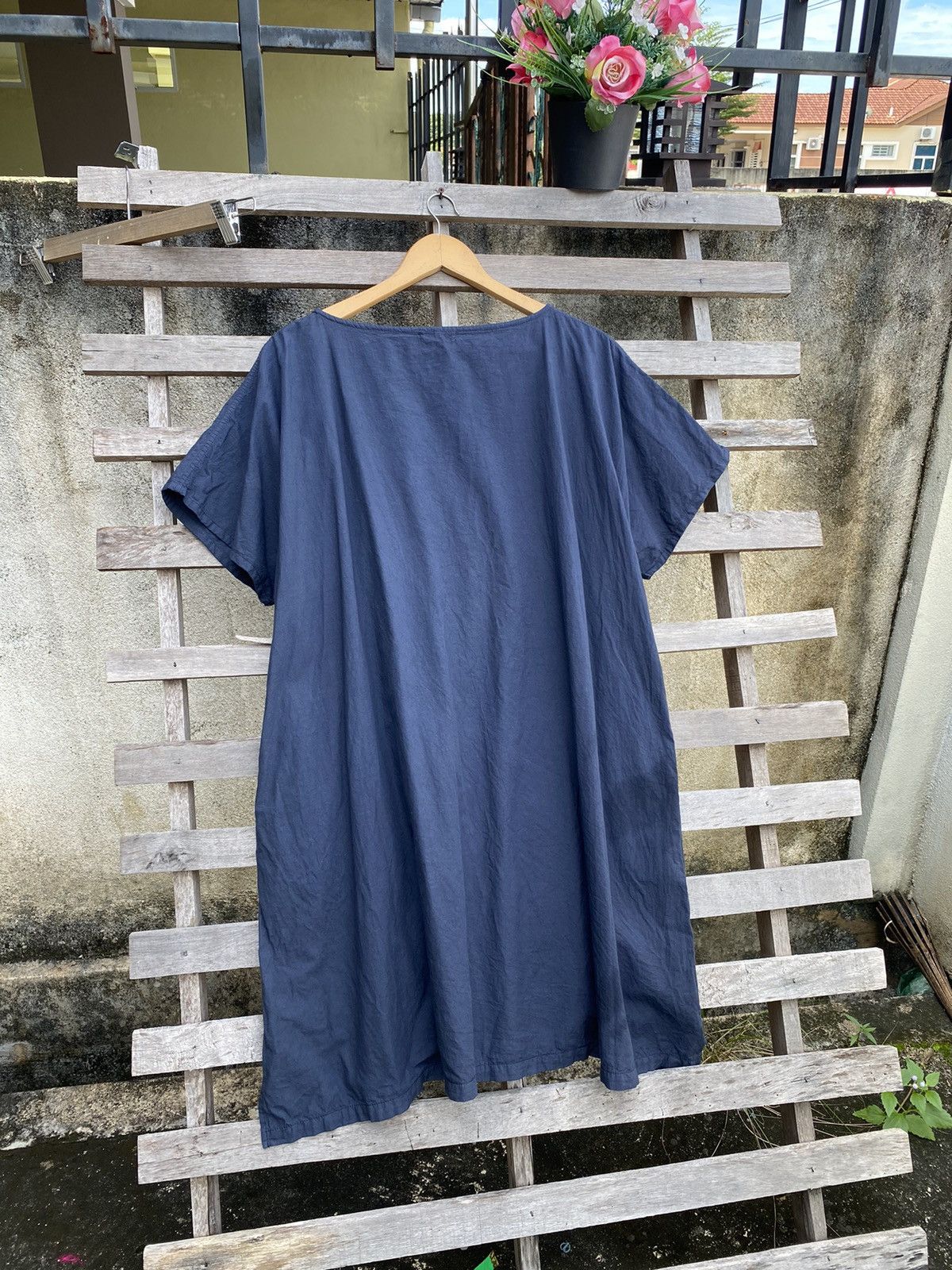 Issey Miyake Plantation By Issey Miyake Short Sleeve Dress Size ONE SIZE - 2 Thumbnail