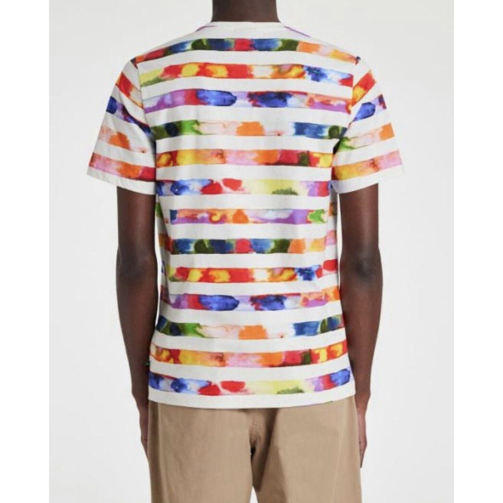 Paul Smith NWT $125 Paul Smith Reg Fit Watercolor Stripe T Shirt Medium Size US M / EU 48-50 / 2 - 6 Thumbnail