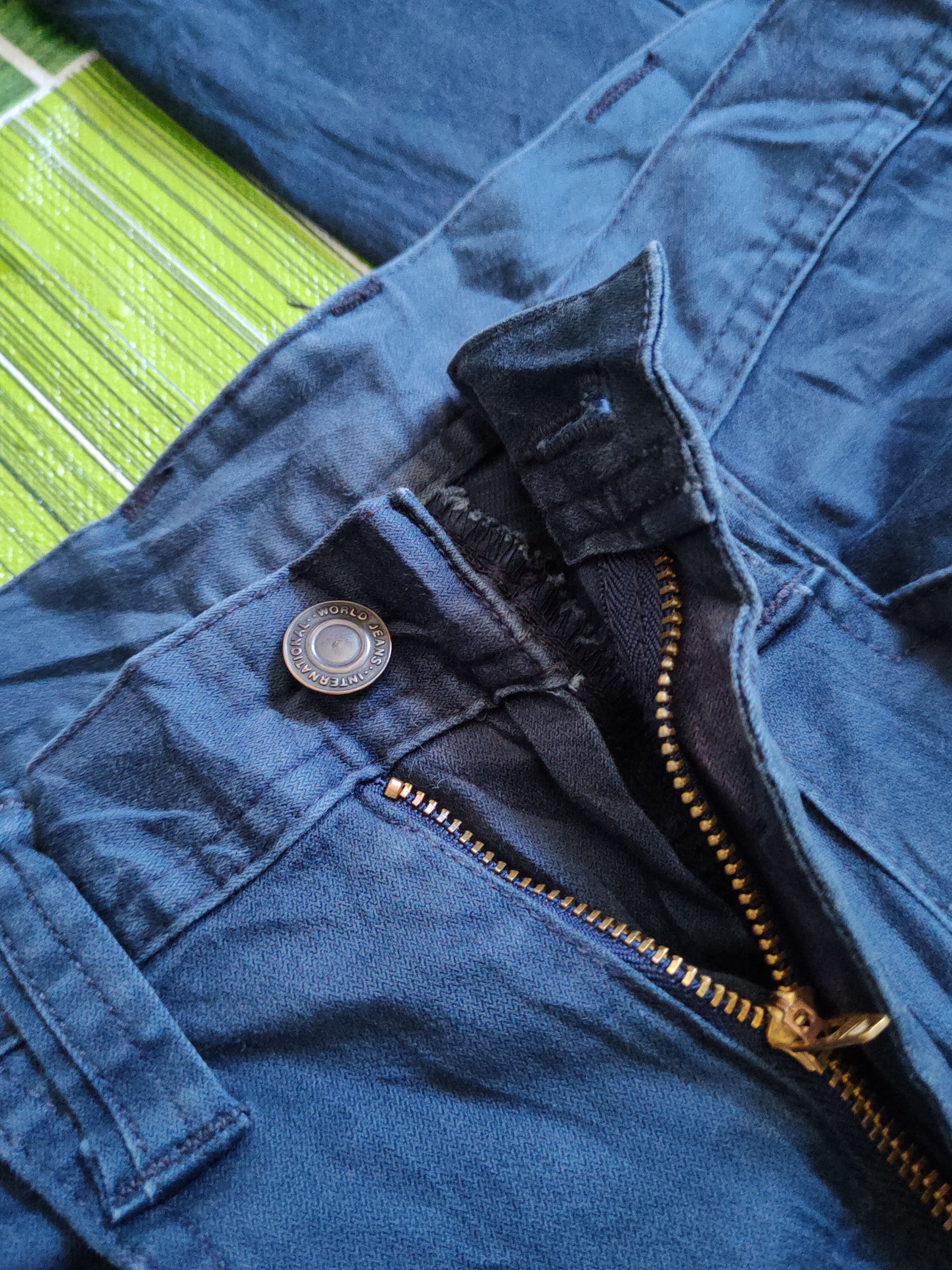 Japanese Brand Evenriver Dark Blue Multipocket Tactical Cargo Pants #S1449 Size US 32 / EU 48 - 13 Thumbnail