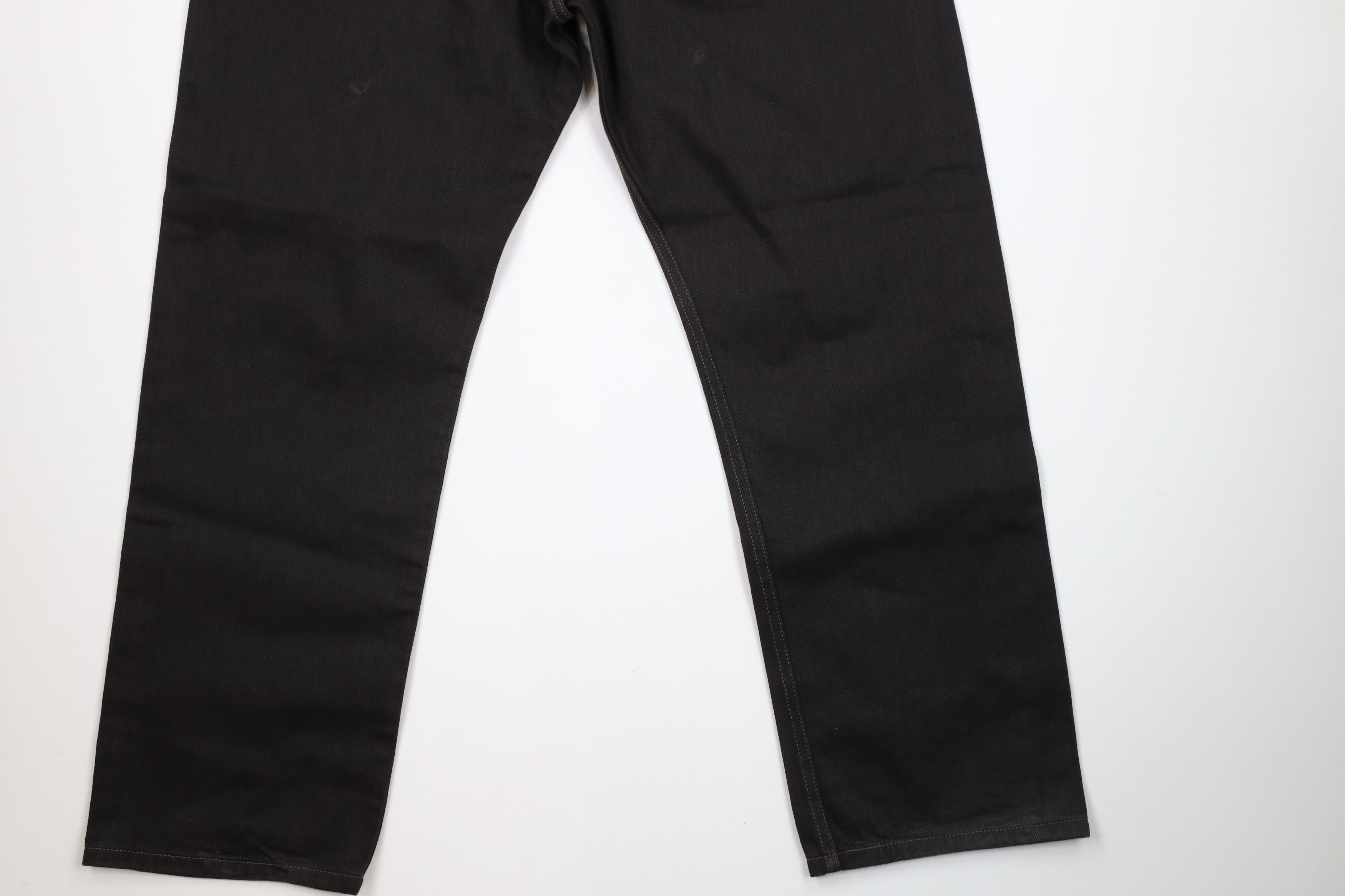 Levi's × Vintage Y2K Levis 501xx Fly Original Fit Denim Jeans Dark Brown Size US 38 / EU 54 - 10 Thumbnail
