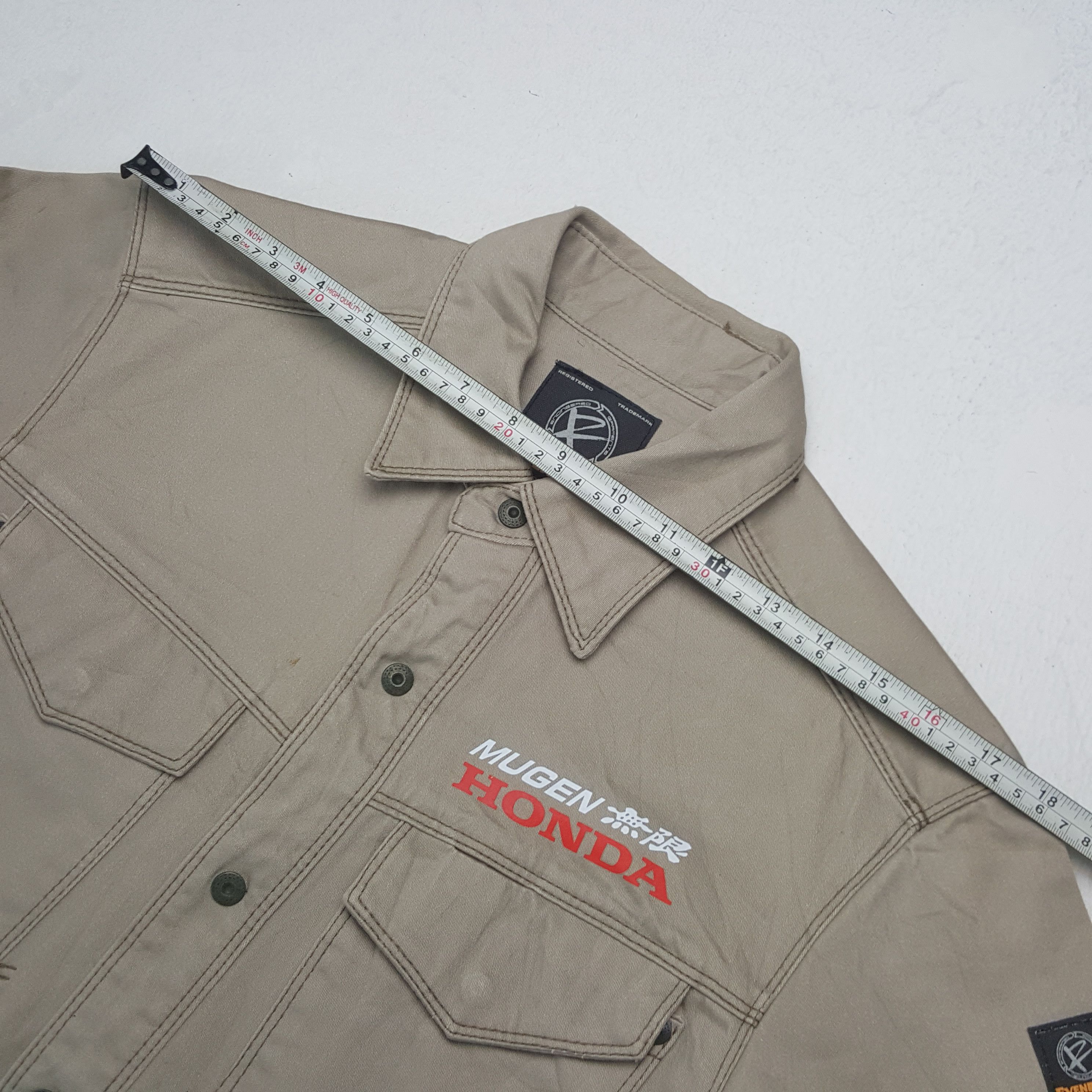 Honda × Japanese Brand × Vintage Vintage Mugen Honda Custom Worker Japan Button Clip Jacket Size US S / EU 44-46 / 1 - 6 Thumbnail