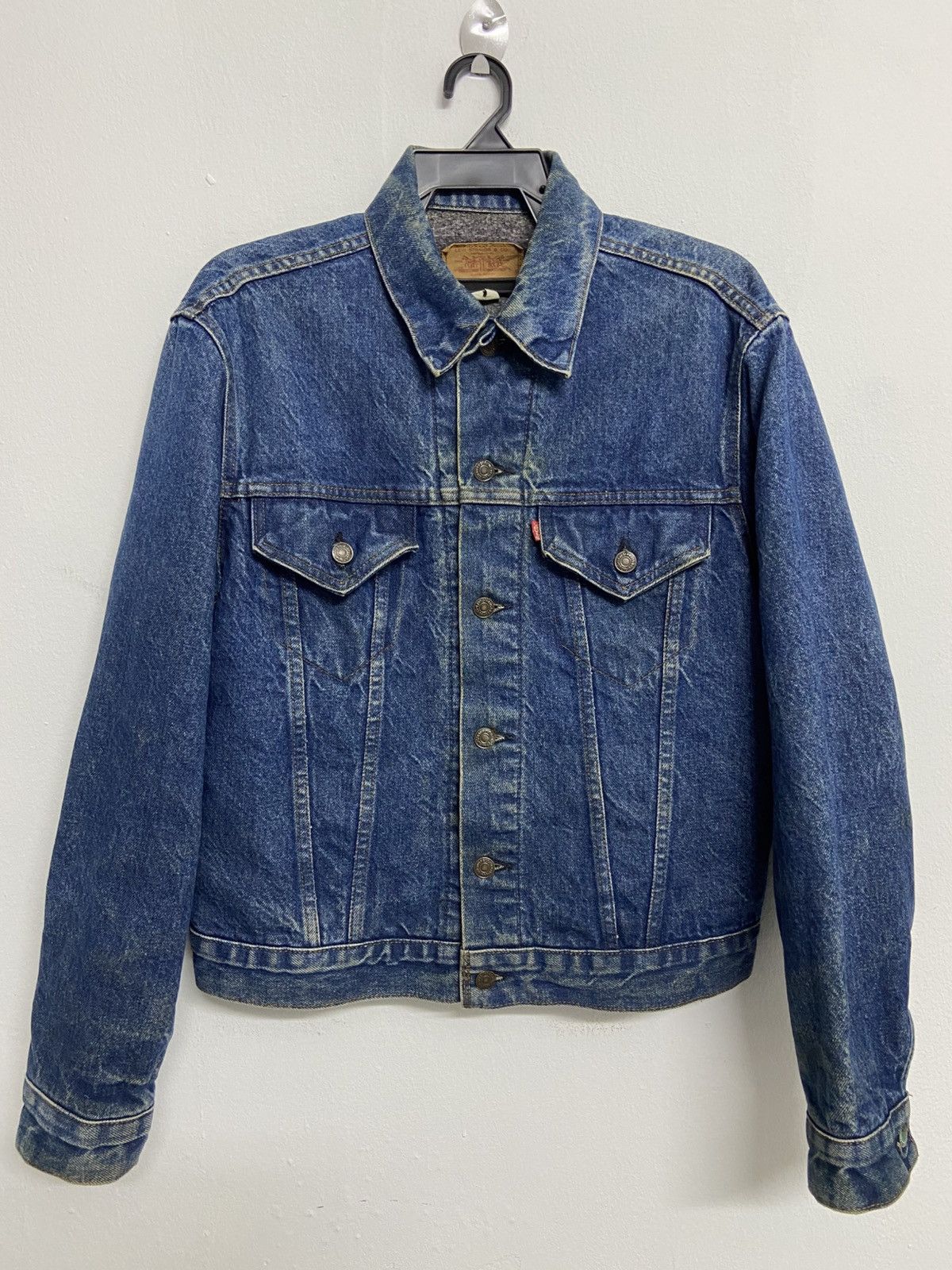 Levi's Vintage 70s Levi’s Denim Blanket Lined Jacket Trucker 70505 Size US M / EU 48-50 / 2 - 7 Thumbnail
