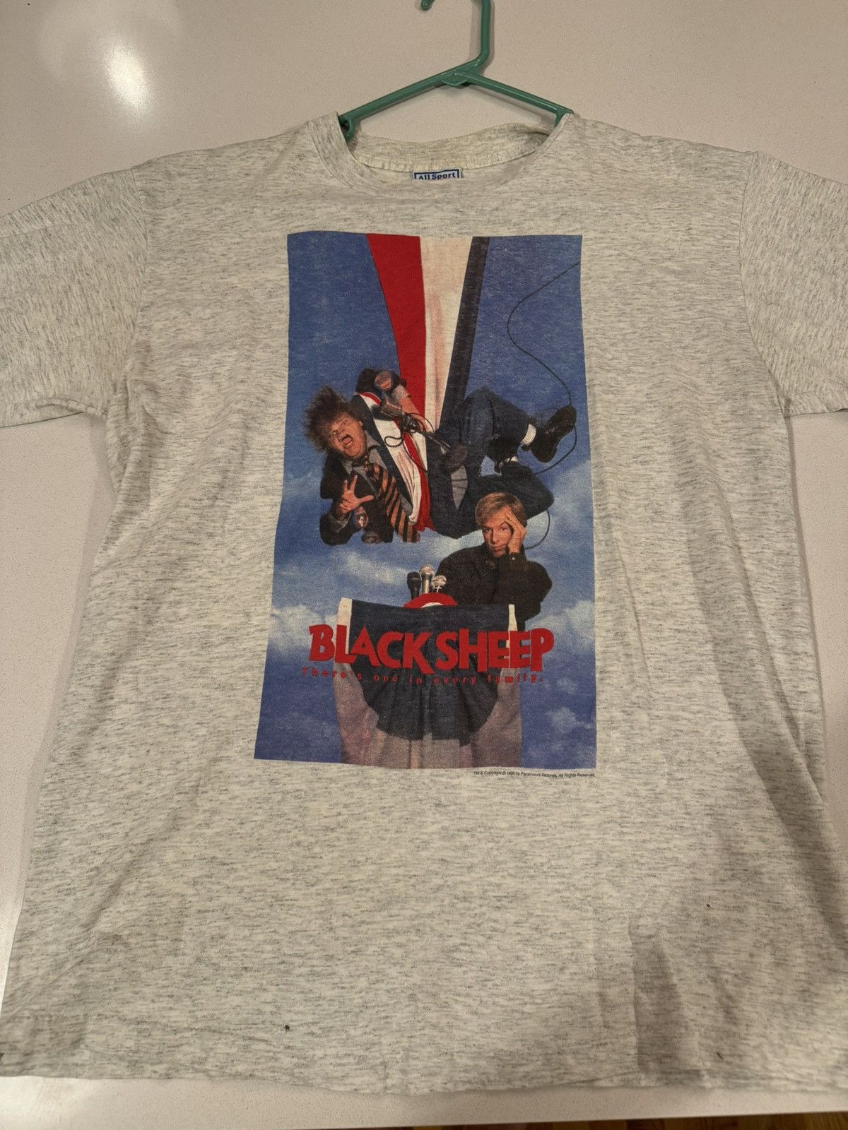 Vintage Vintage 1996 Vintage Black Sheep Movie Promo Size US L / EU 52-54 / 3 - 4 Thumbnail