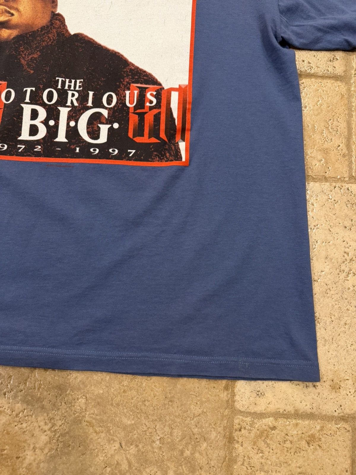 Vintage Vintage The Notorious BIG Biggie Smalls 1997 Blue Rap Tee Size US XL / EU 56 / 4 - 5 Thumbnail