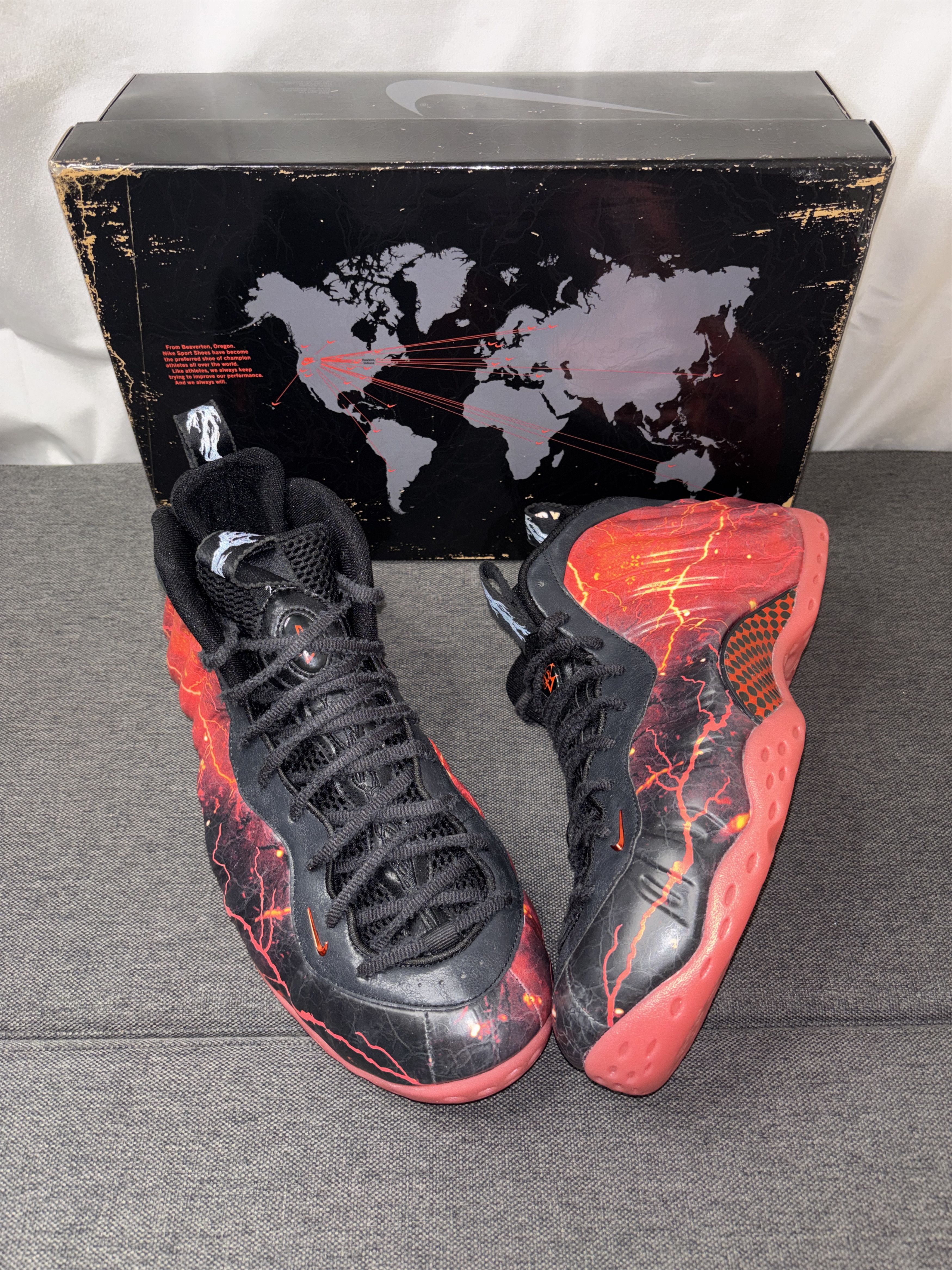Nike Nike Air Foamposite One PRM Stranger Things 13 IR7336-001 Size US 13 / EU 46 - 14 Thumbnail