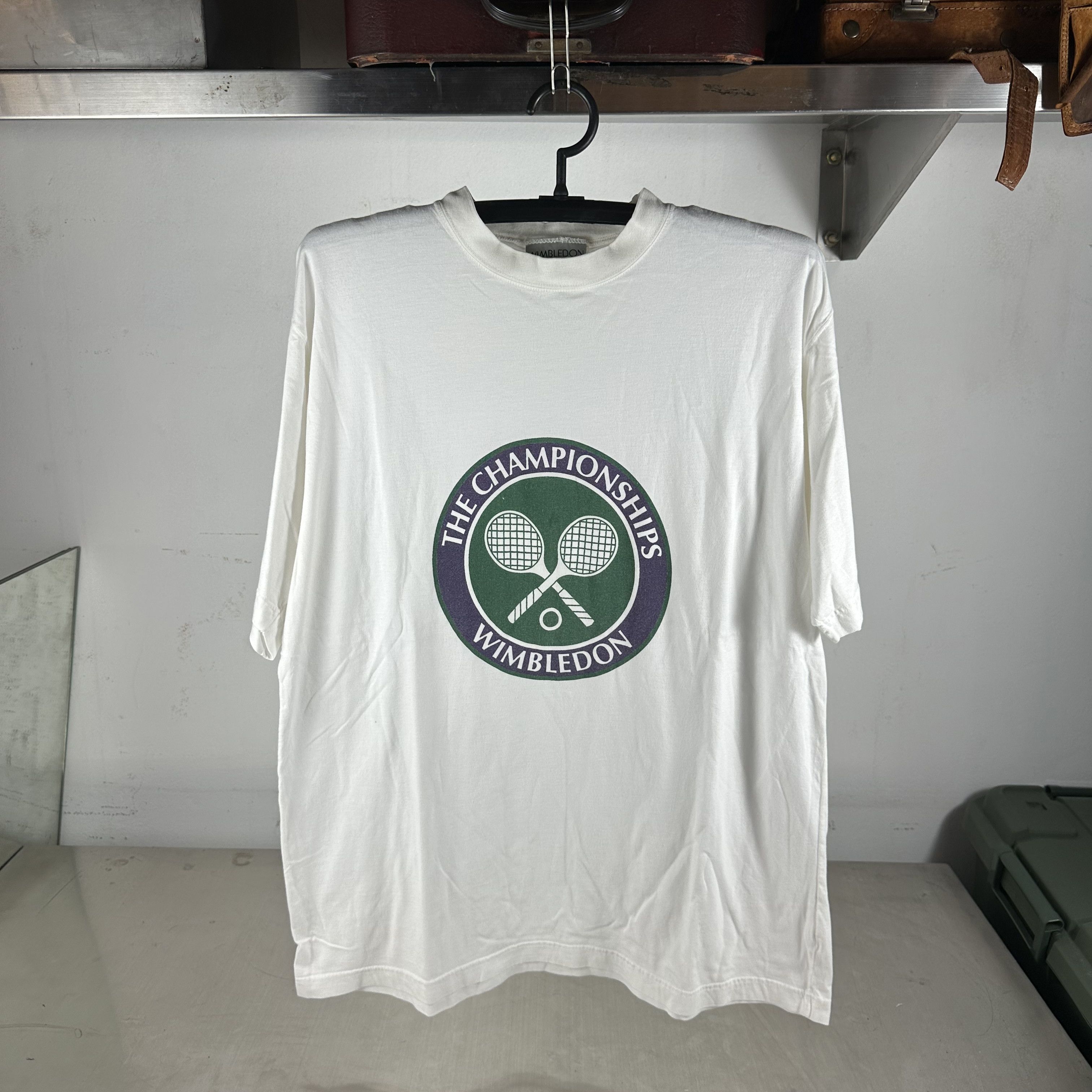 Vintage VINTAGE WIMBLEDON 1990's TENNIS T-Shirt Y2K | Grailed