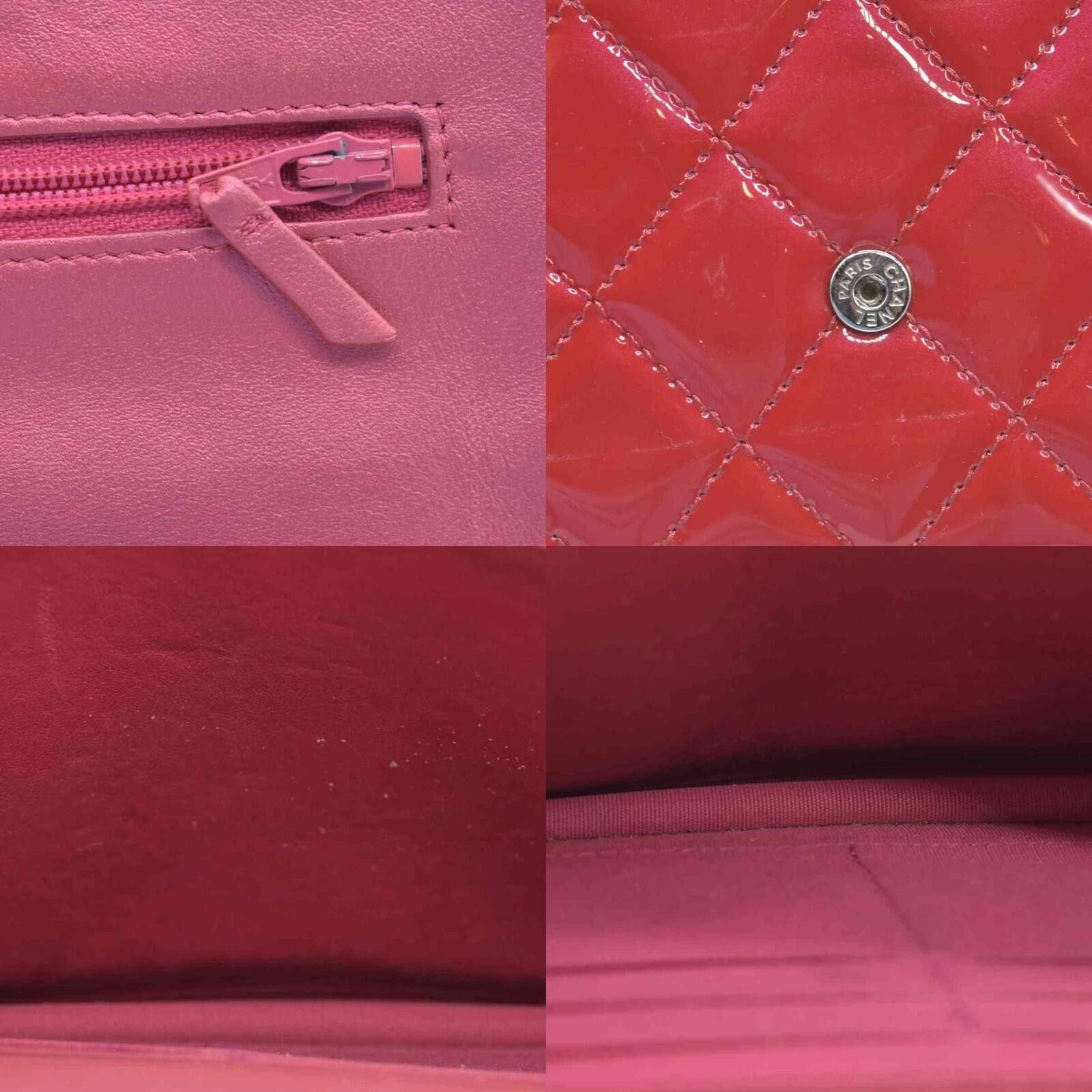 Chanel $3350 Chanel Patent Calfskin Quilted Boy Wallet On Chain WOC Size ONE SIZE - 5 Thumbnail