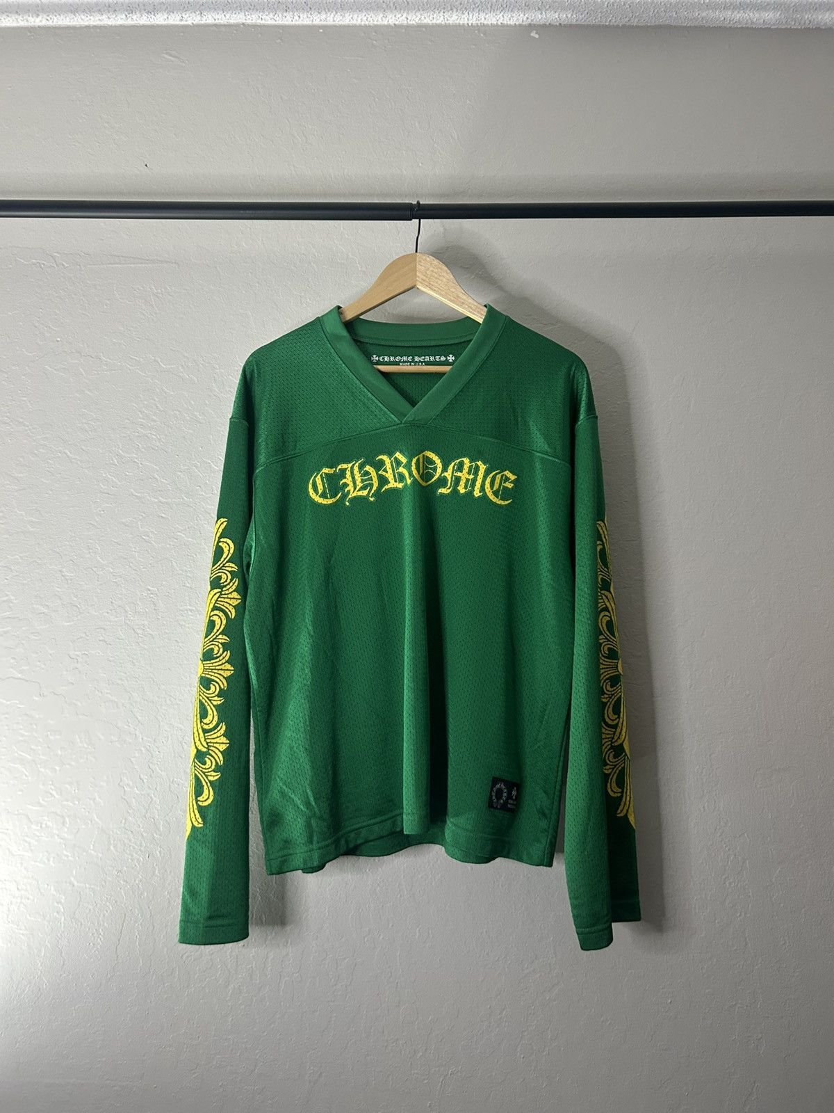 Chrome Hearts Chrome Hearts Green and Yellow Longsleeve Jersey Size US M / EU 48-50 / 2 - 1 Thumbnail