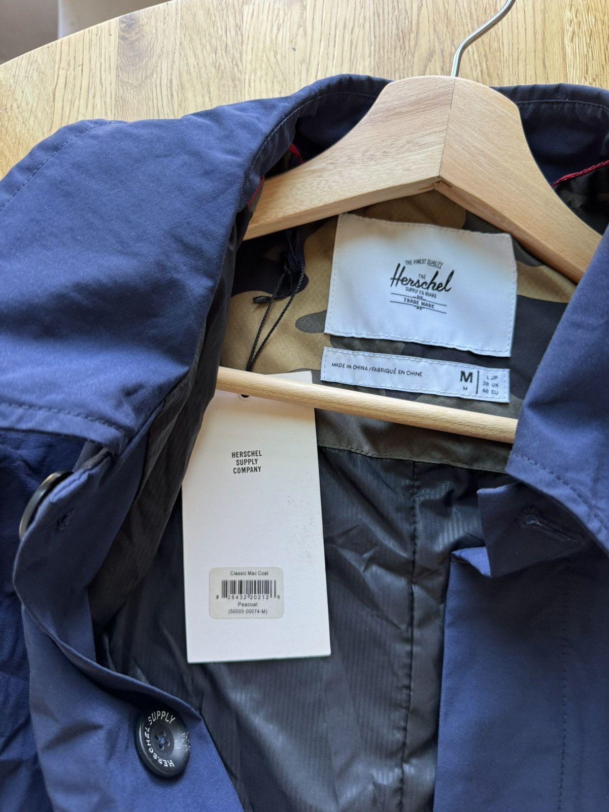 Herschel Supply Co. Herschel Navy Mac Rain Coat Size US M / EU 48-50 / 2 - 6 Thumbnail