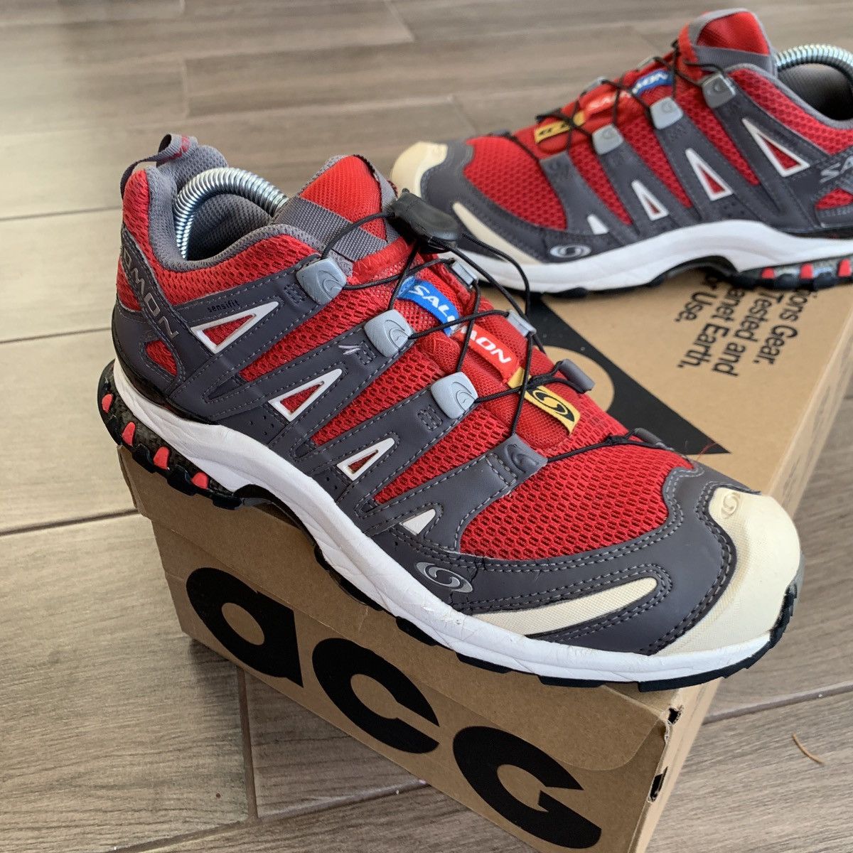 image of Outdoor Life x Salomon Vintage Salomon Techamphibian Hiking Sneakers, Men's (Size 7)