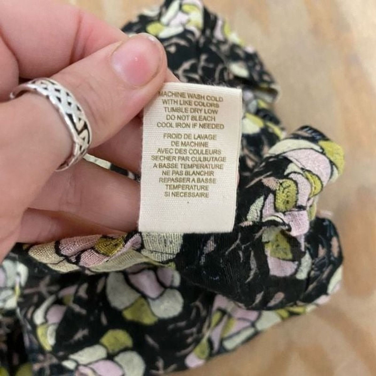 Free People Free People Linen Floral Halter Babydoll Blouse Top, 12 Size XL / US 12-14 / IT 48-50 - 5 Thumbnail