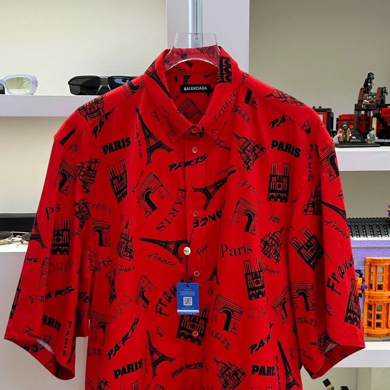 Balenciaga Balenciaga Paris Eiffel Tower Arc de Triomphe Element Print Size US XXS / EU 40 - 2 Thumbnail
