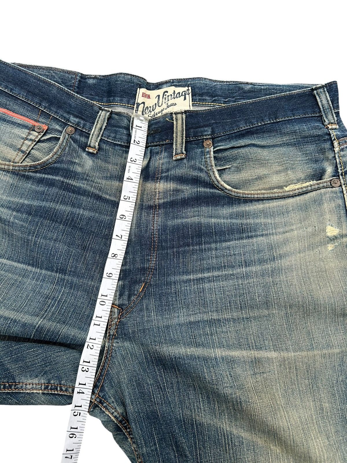 Kapital Vintage Edwin 505V Selvedge Thrashed Denim Jeans Size US 40 / EU 56 - 22 Thumbnail