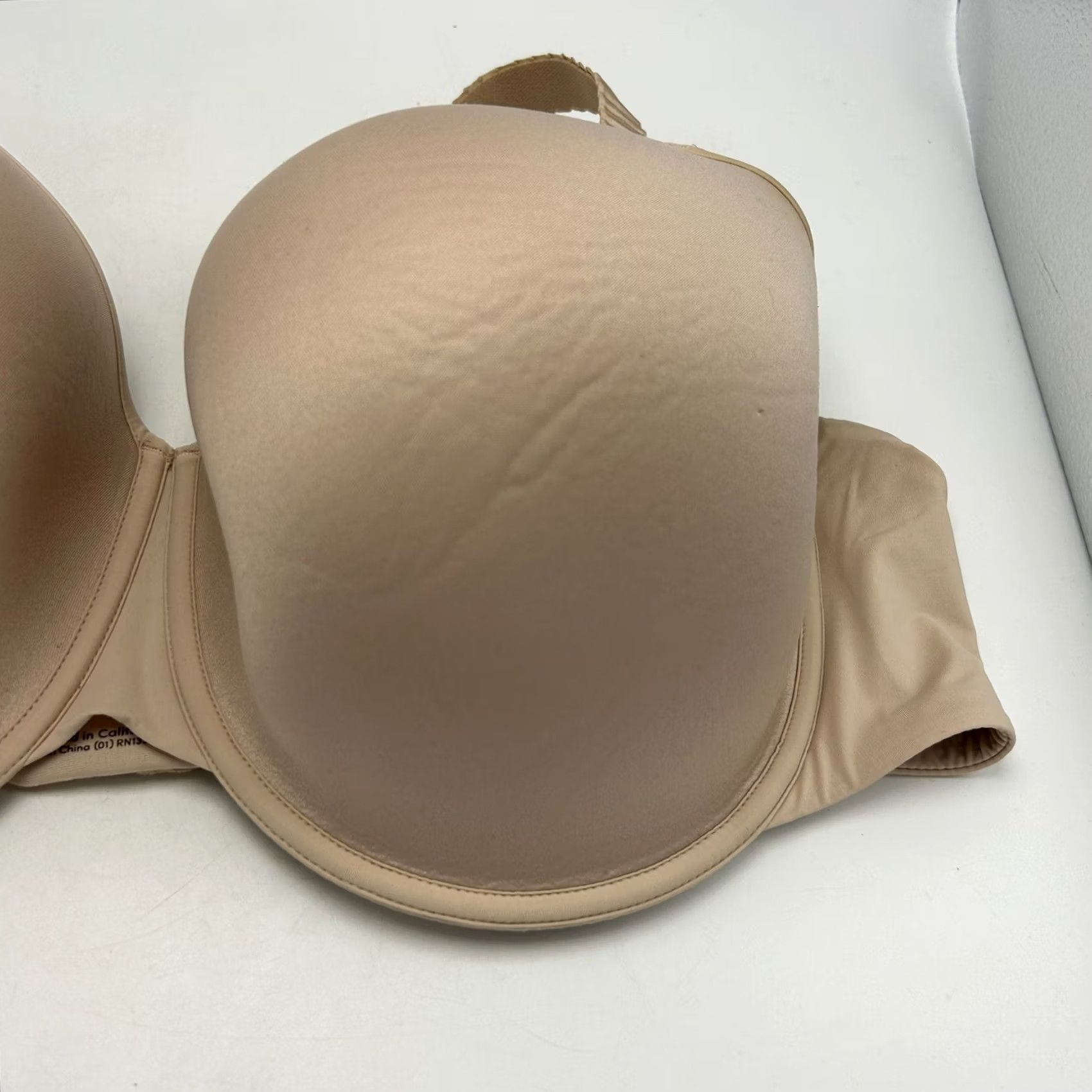 Vintage Third Love Bra 46 E 24 7 Classic Shirt Lined Underwire Beige 4 Hook Womens Size L / US 10 / IT 46 - 3 Thumbnail