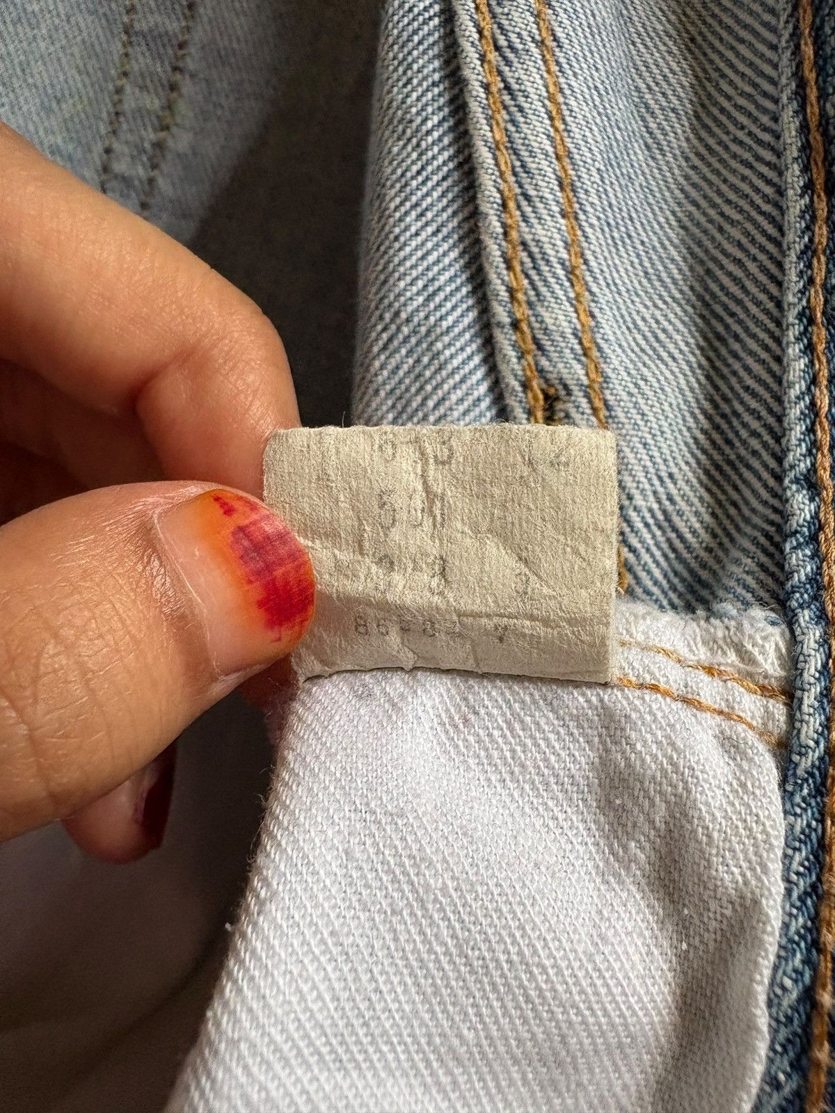 Levi's Vintage 70s Levis 501 Selvedge Loose Jeans Button 6 Size US 34 / EU 50 - 10 Thumbnail