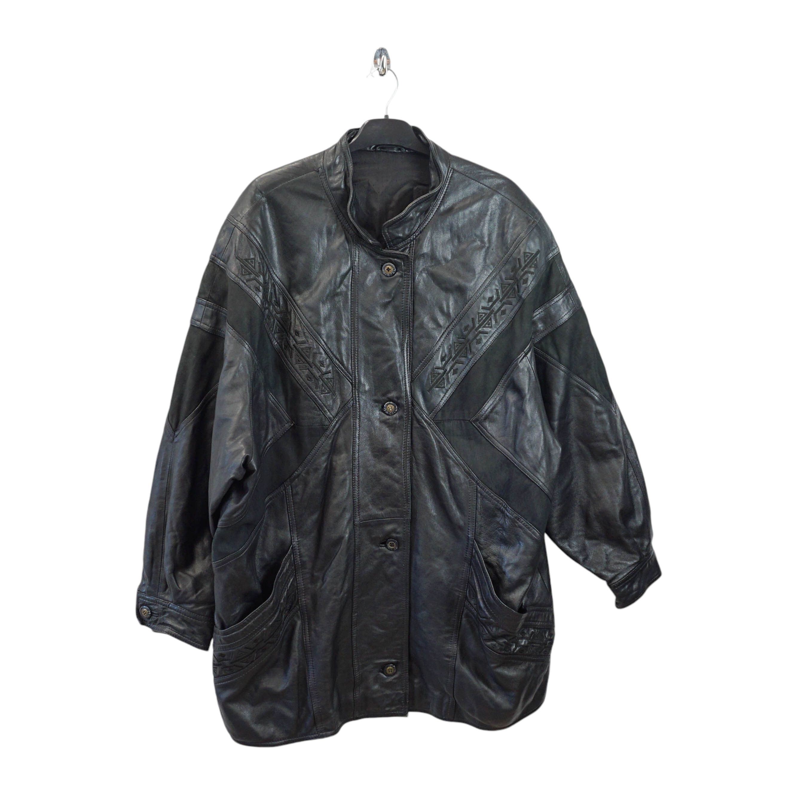 Vintage Archive Real Genuine Leather Jacket Size 3XL / US 20-22 - 1 Thumbnail