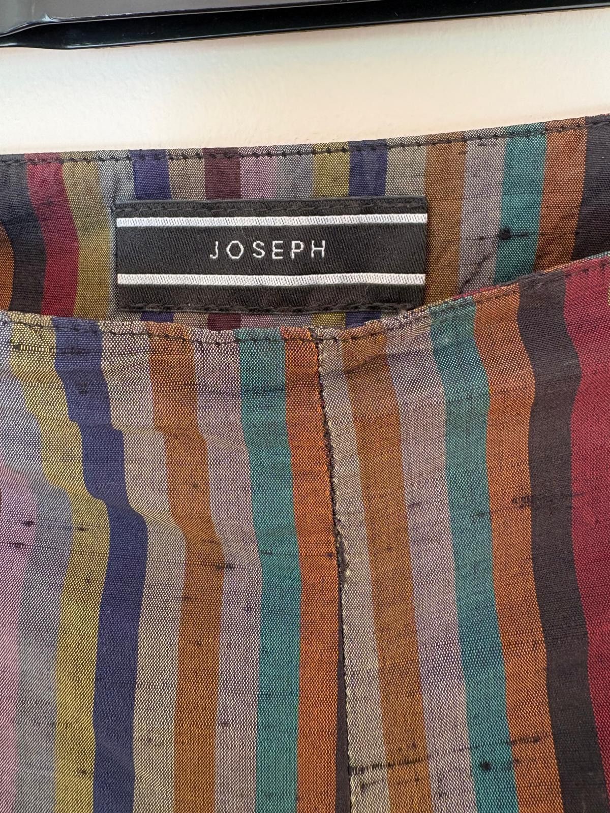Joseph Vintage JOSEPH Women’s Silk Striped Trousers Size 28" / US 6 / IT 42 - 4 Thumbnail
