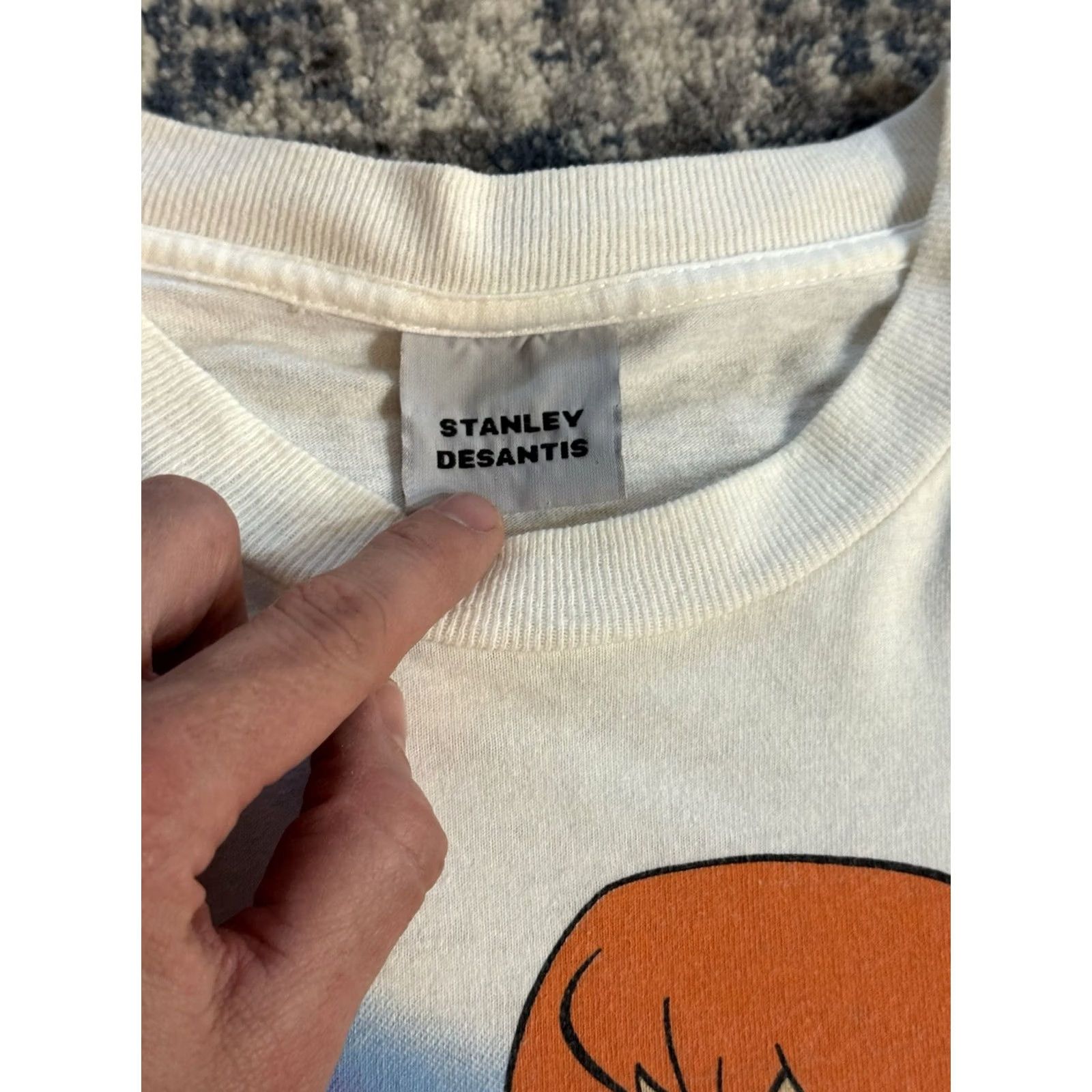 Vintage VINTAGE Stanley DeSantis Scooby-Doo Where Are You? T Shirt Shaggy 1994 90s L White Mens Size US L / EU 52-54 / 3 - 4 Thumbnail