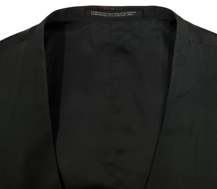 Yohji Yamamoto Yohji Yamamoto pour homme Vest size 2 black rare! Size 46R - 8 Thumbnail