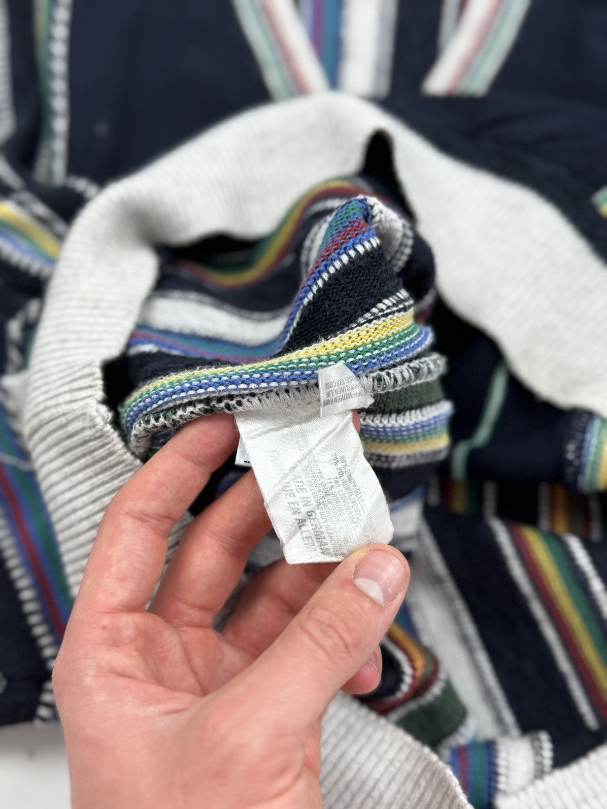 Carlo Colucci × Vintage 1990’s Vintage Carlo Colucci V-Neck Sweater Size US M / EU 48-50 / 2 - 8 Thumbnail