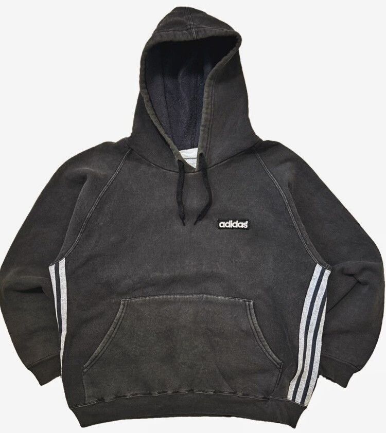 Vintage Vintage 80s Adidas USA Flag Hoodie Size US S / EU 44-46 / 1 - 1 Thumbnail