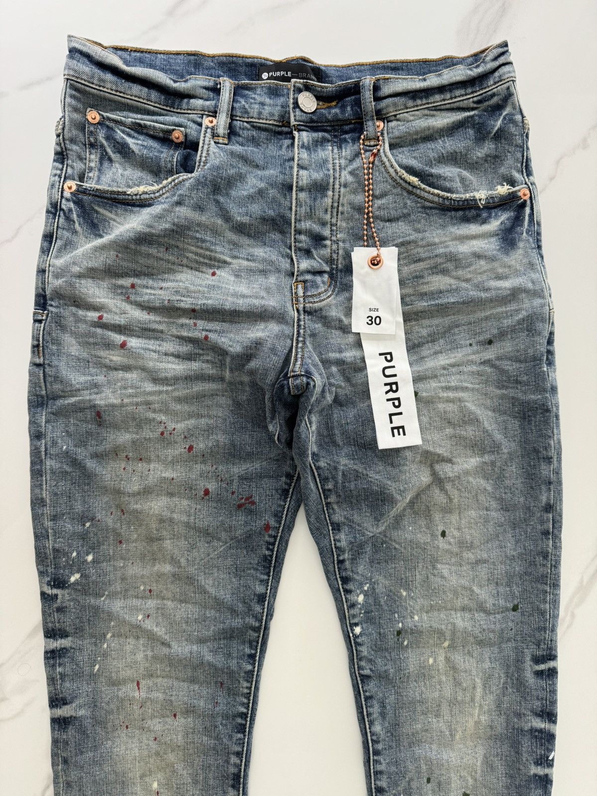 Purple P002 Vintage Spotted Indigo | Grailed