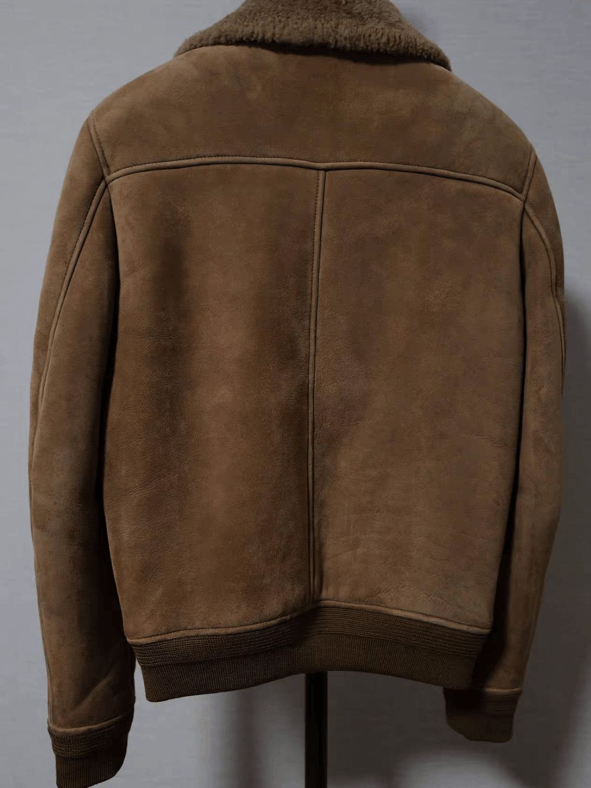 Saint Laurent Paris Sz 44 Saint Laurent Paris Suede Fur Jacket Size US S / EU 44-46 / 1 - 2 Thumbnail