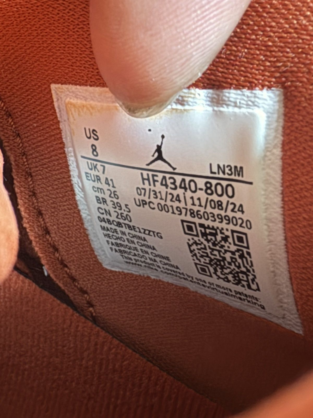 Nike Air Jordan 4 Retro OG SP Nigel Sylvester Brick by Brick 8m Size US 8 / EU 41 - 13 Thumbnail