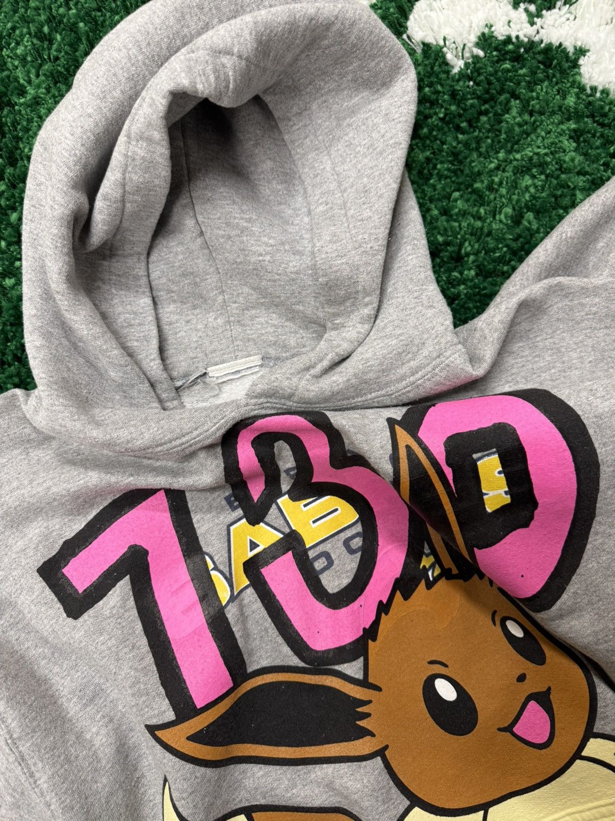 Asspizza Asspizza 730 Puff Print Eve Hoodie Grey Small Size US S / EU 44-46 / 1 - 6 Thumbnail