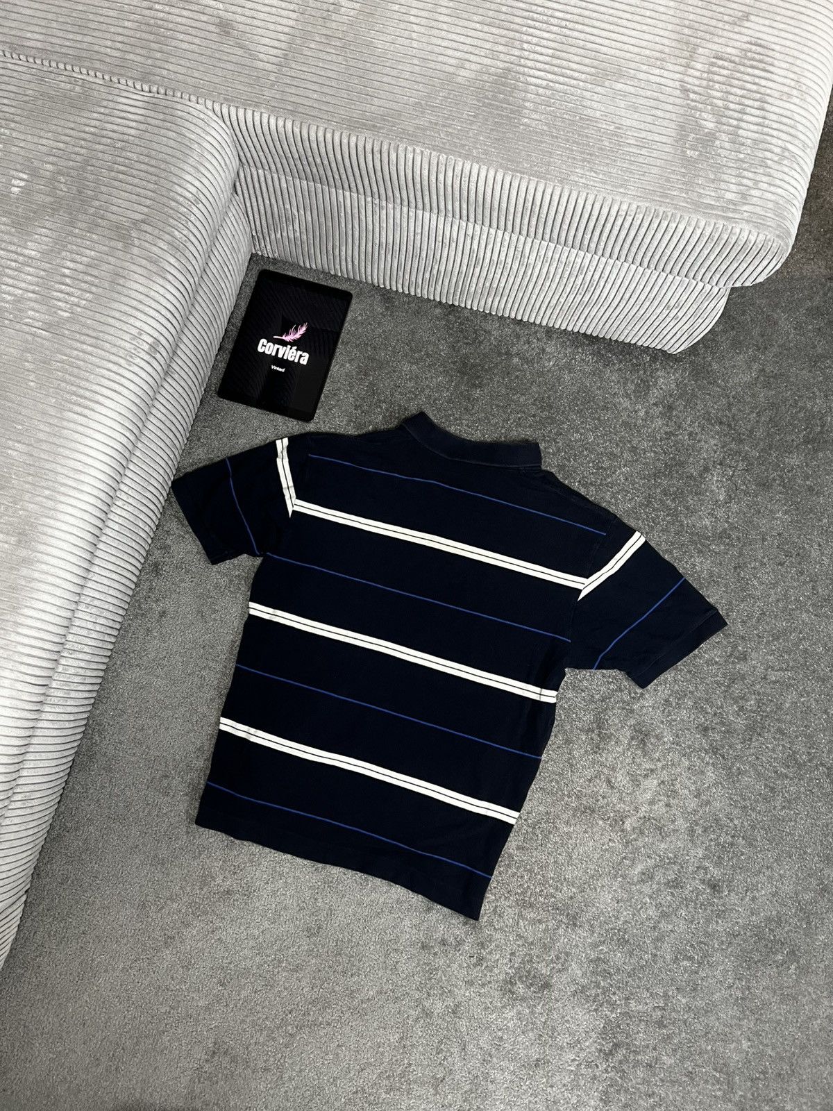 Designer × Nautica × Vintage Nautica Vintage Striped Polo Shirt Size US XL / EU 56 / 4 - 3 Thumbnail