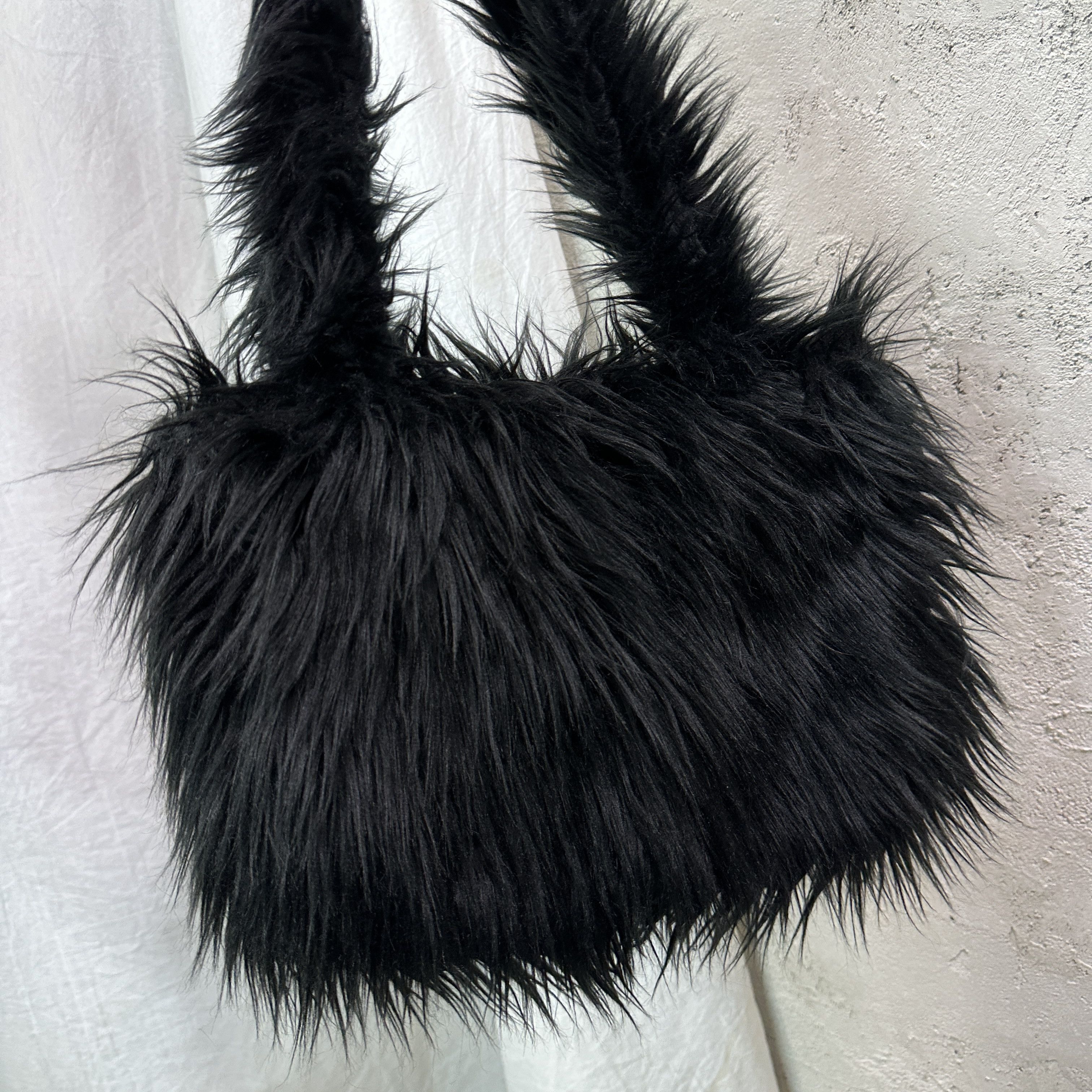 Vintage Vintage Avant Garde Fur Shoulder Bag Y2K Size ONE SIZE - 8 Thumbnail